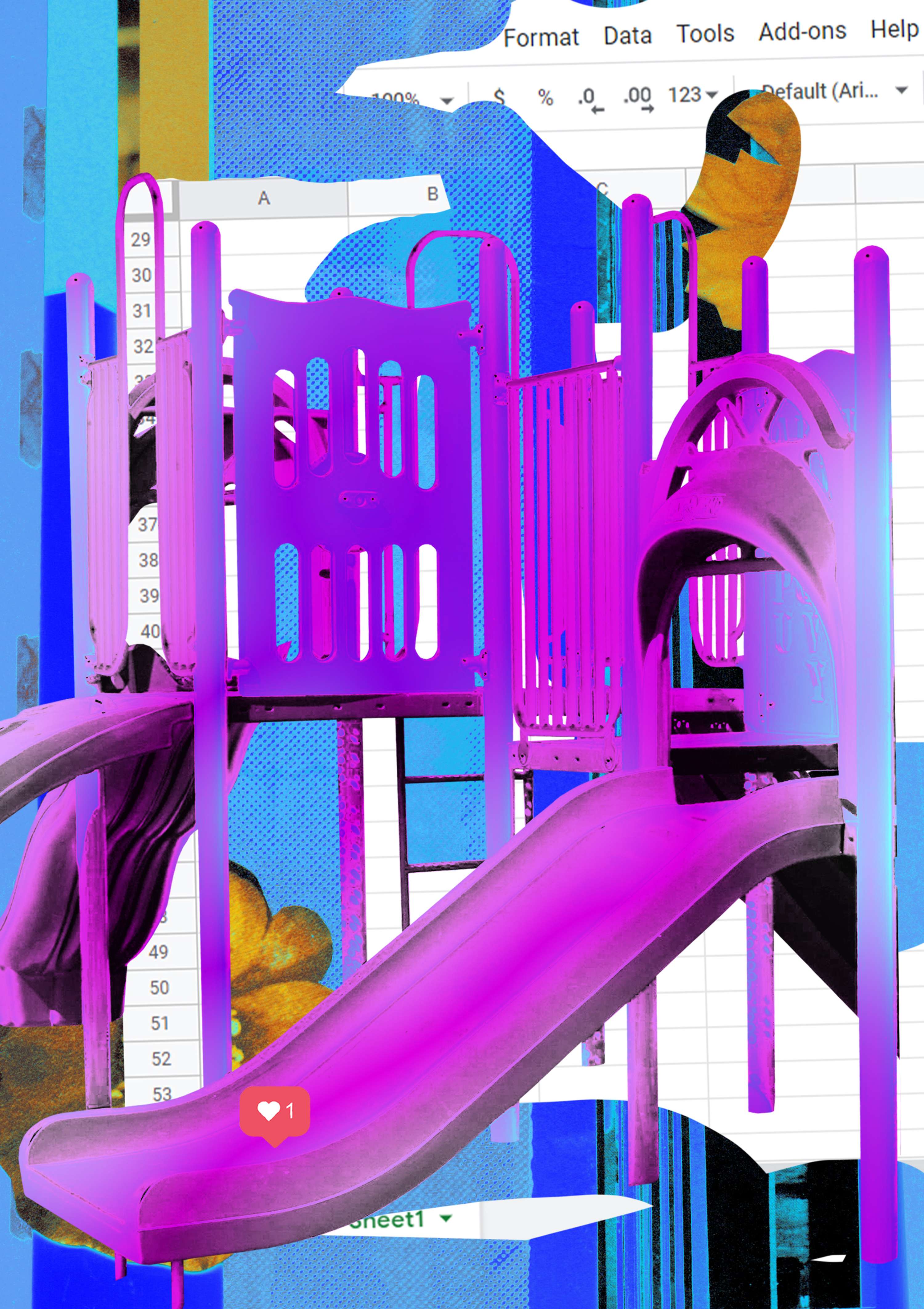 'Data Playground' issue 36 of Postscript Magazine by Shona Coyne