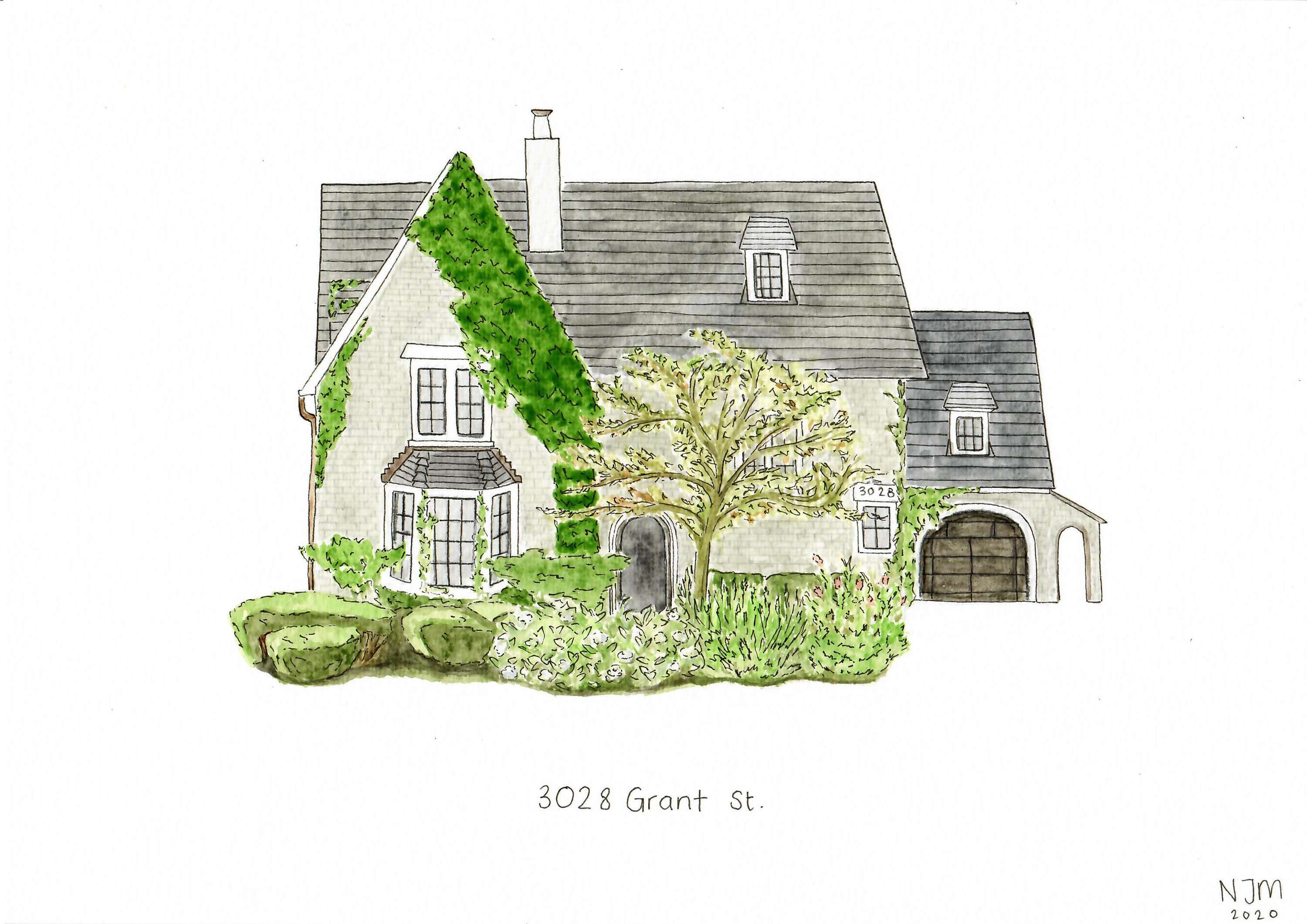 House Portrait Commissions by Natalia Jimenez-Murphy