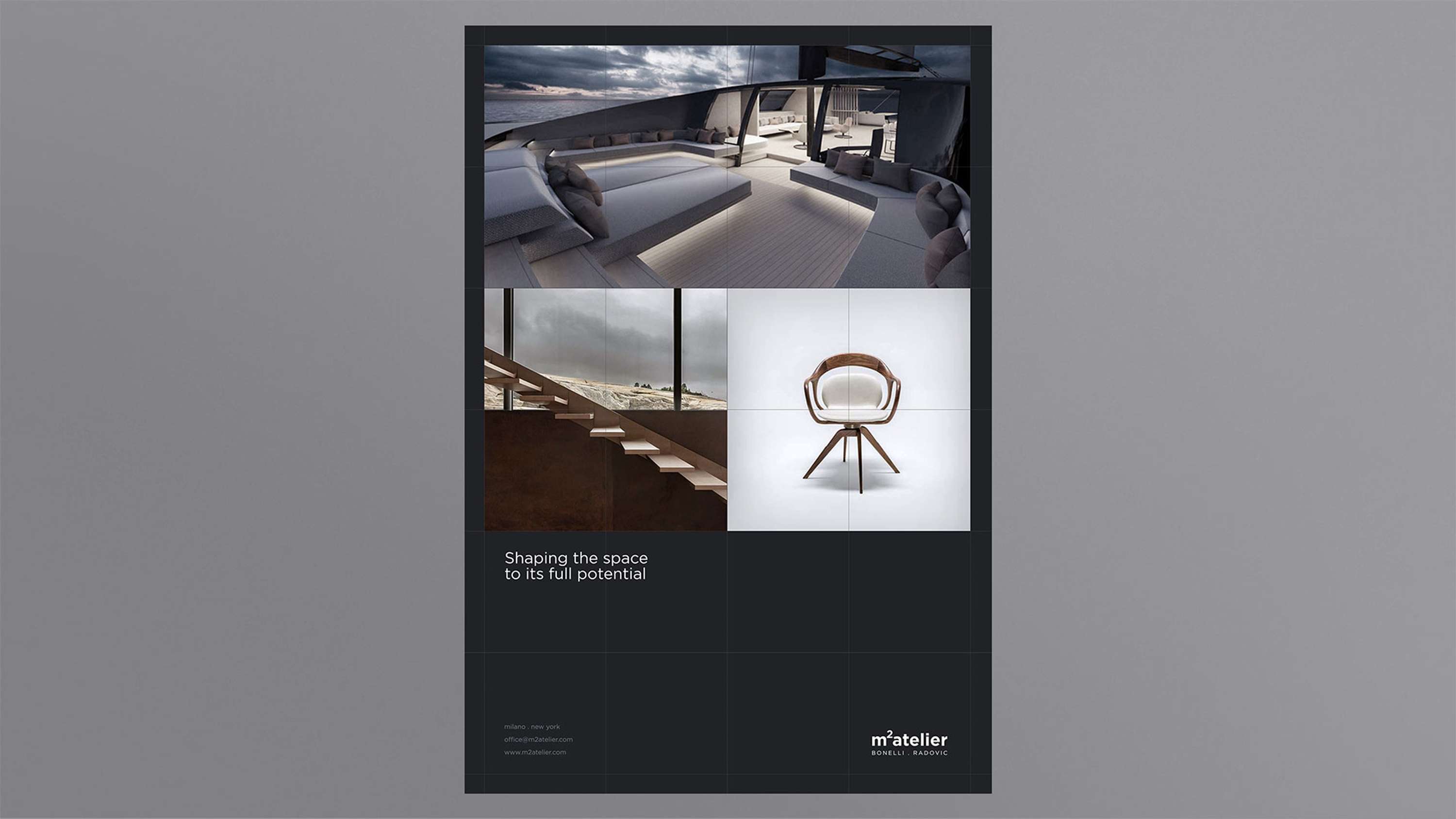 m2atelier - Identity system for Architecture & Design studio from Milan by Matbold
