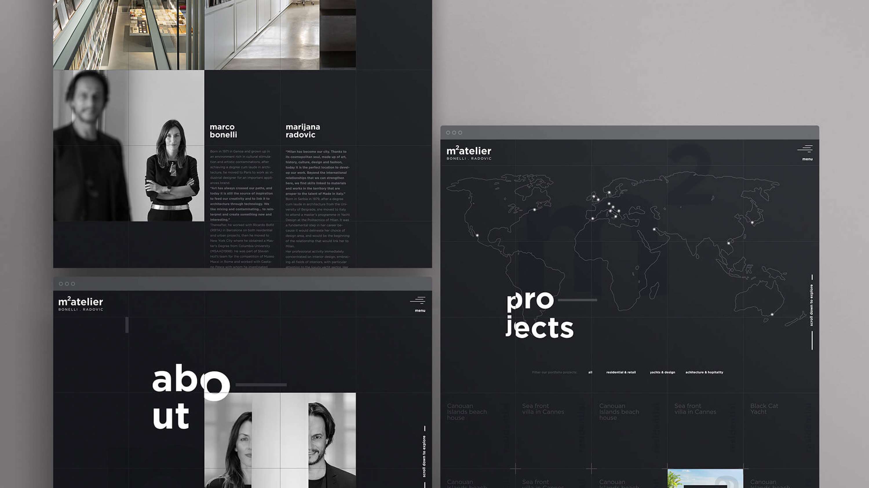 m2atelier - Identity system for Architecture & Design studio from Milan by Matbold