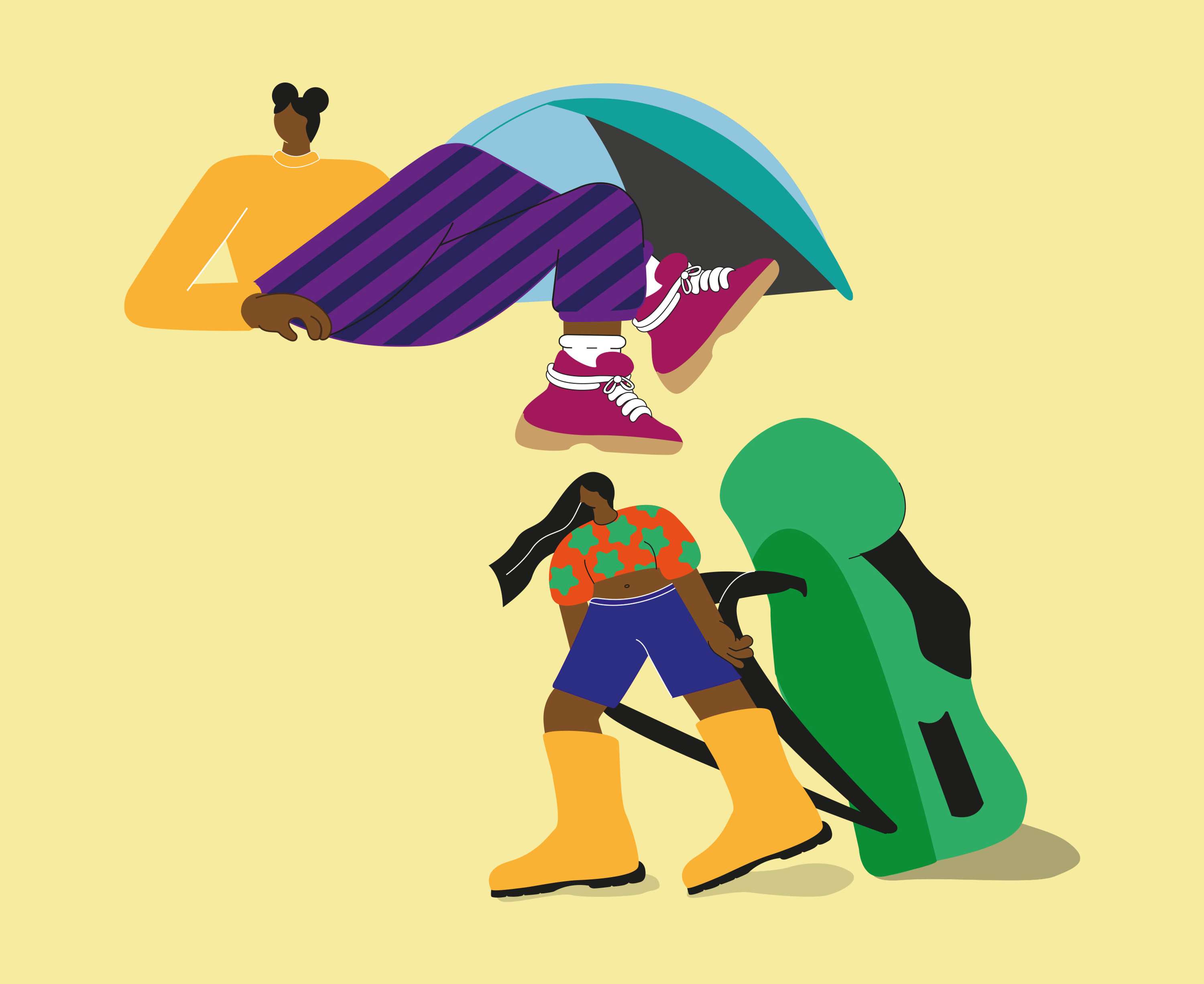 Character Illustrations by Dominic Lupton