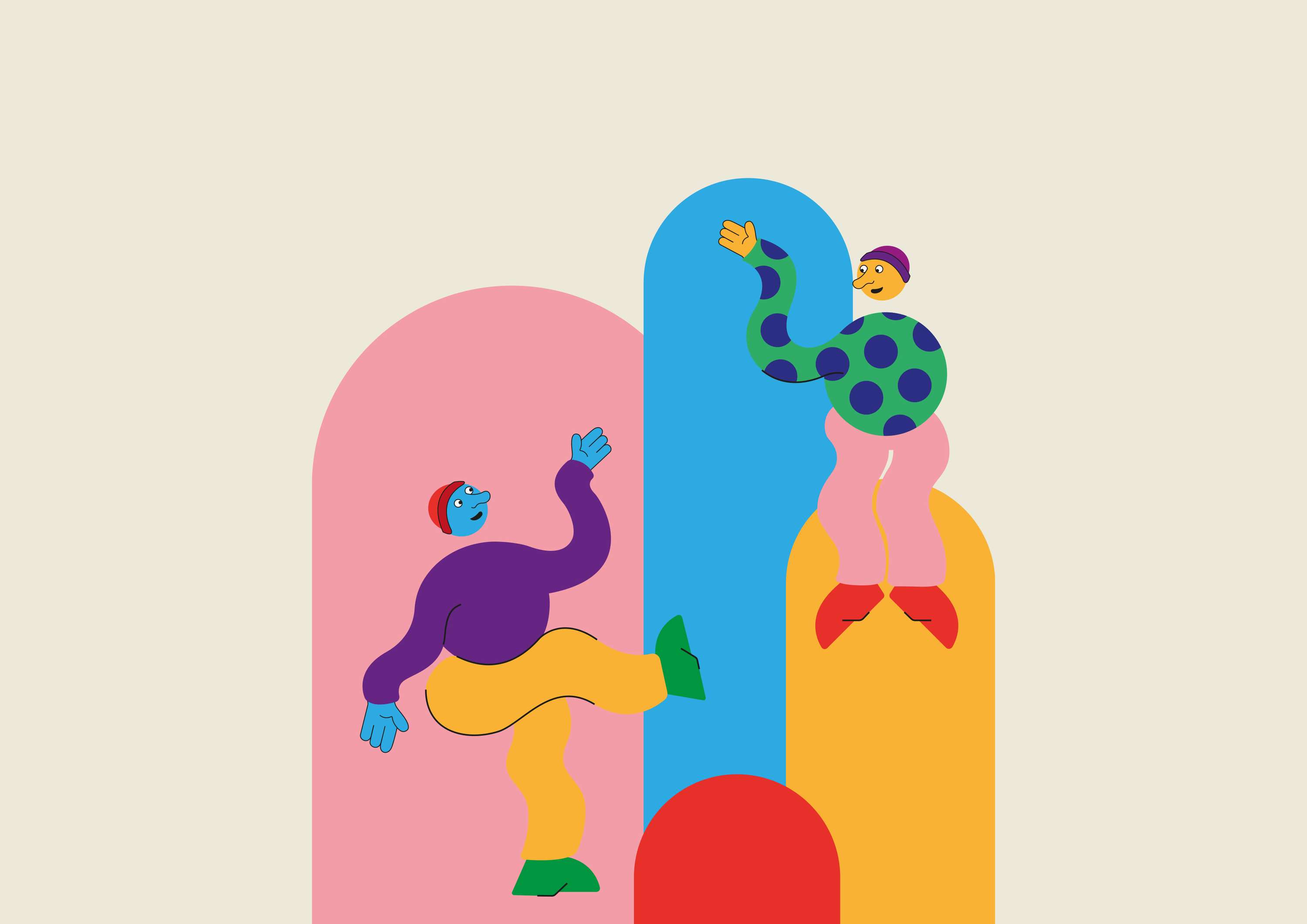 Character Illustrations by Dominic Lupton
