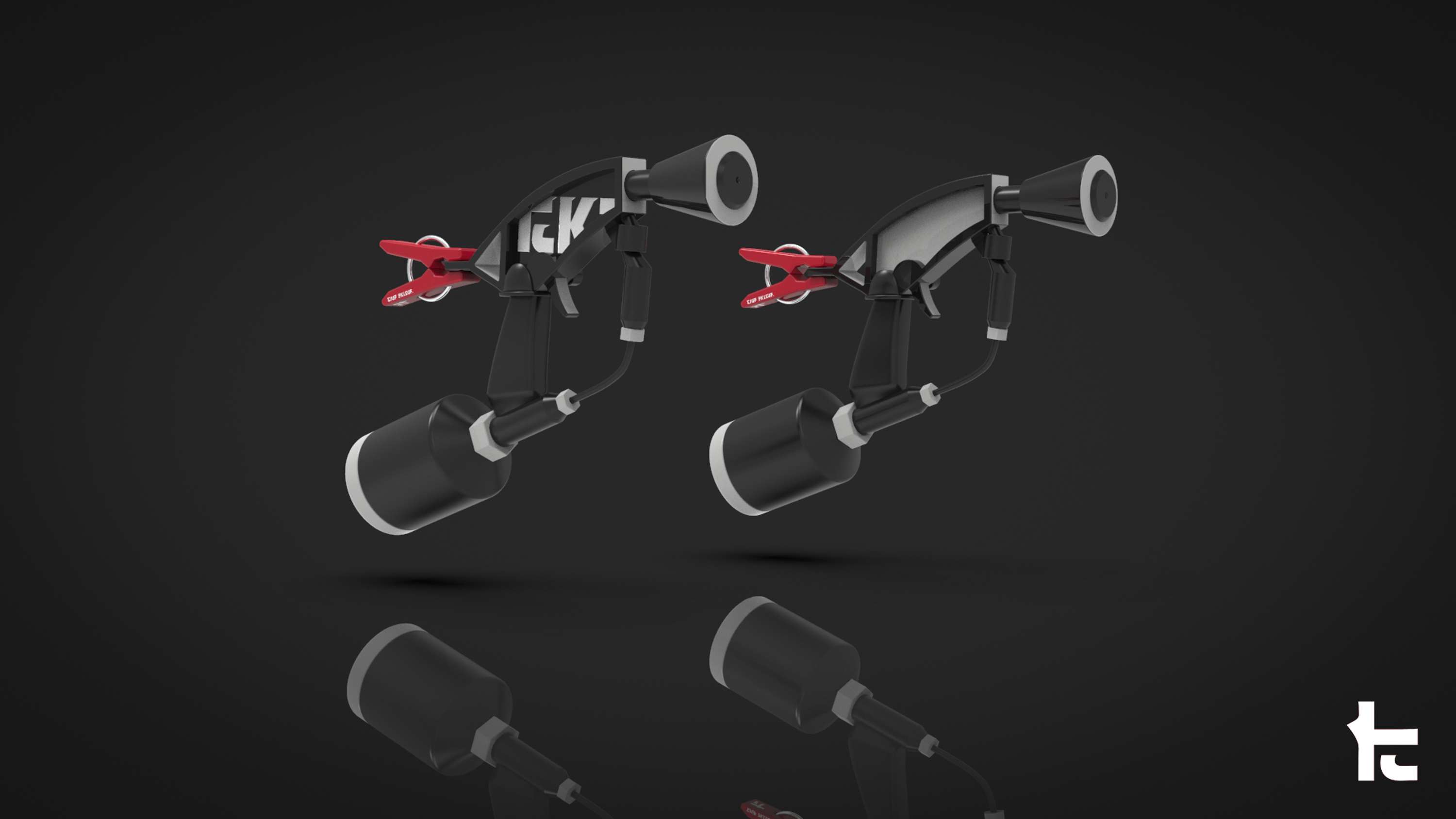 Splatoon2 Weapons renders pt2 Kensa by Atticus Durnell