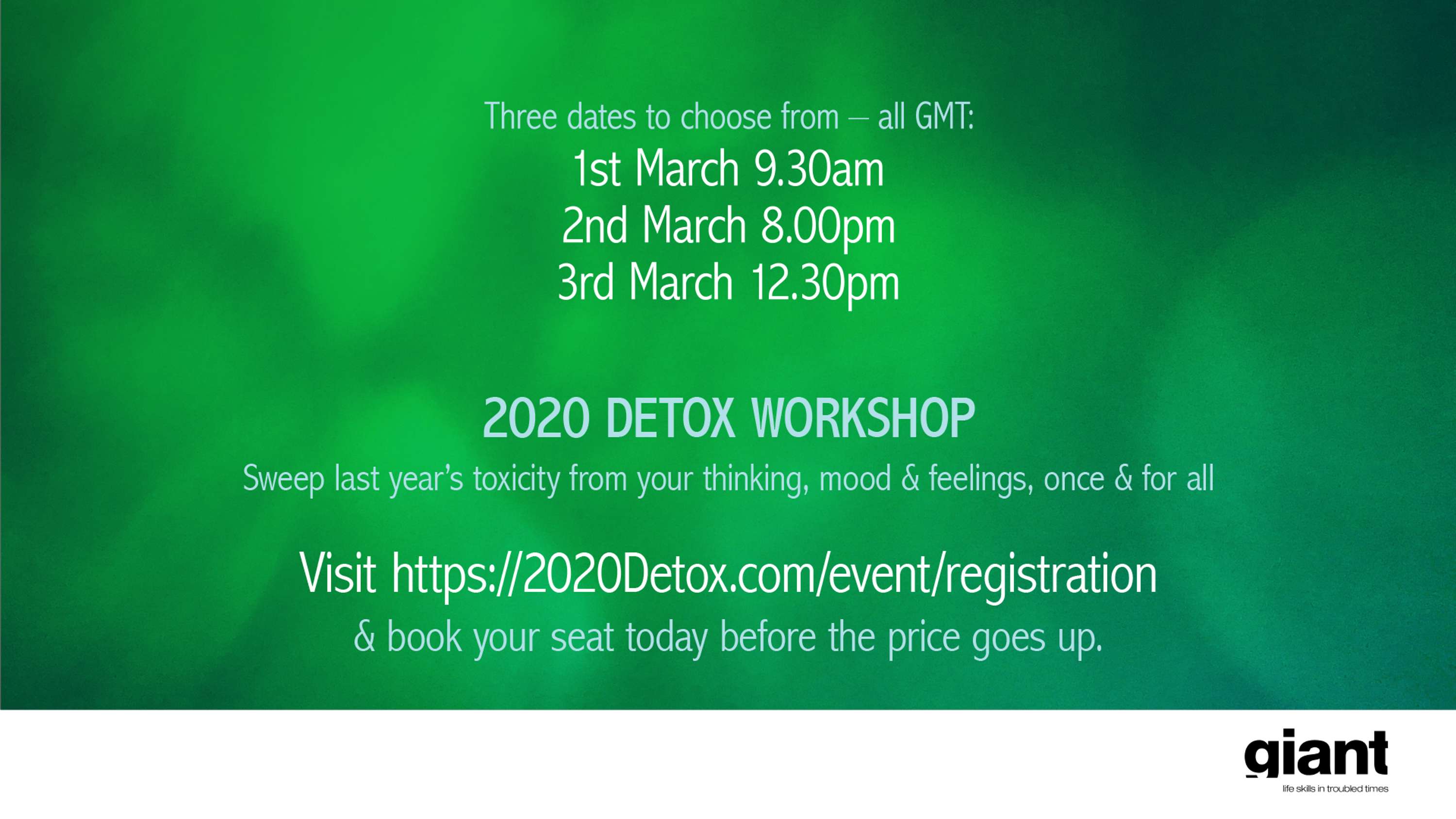 2020 Detox Workshop by Rob Wright