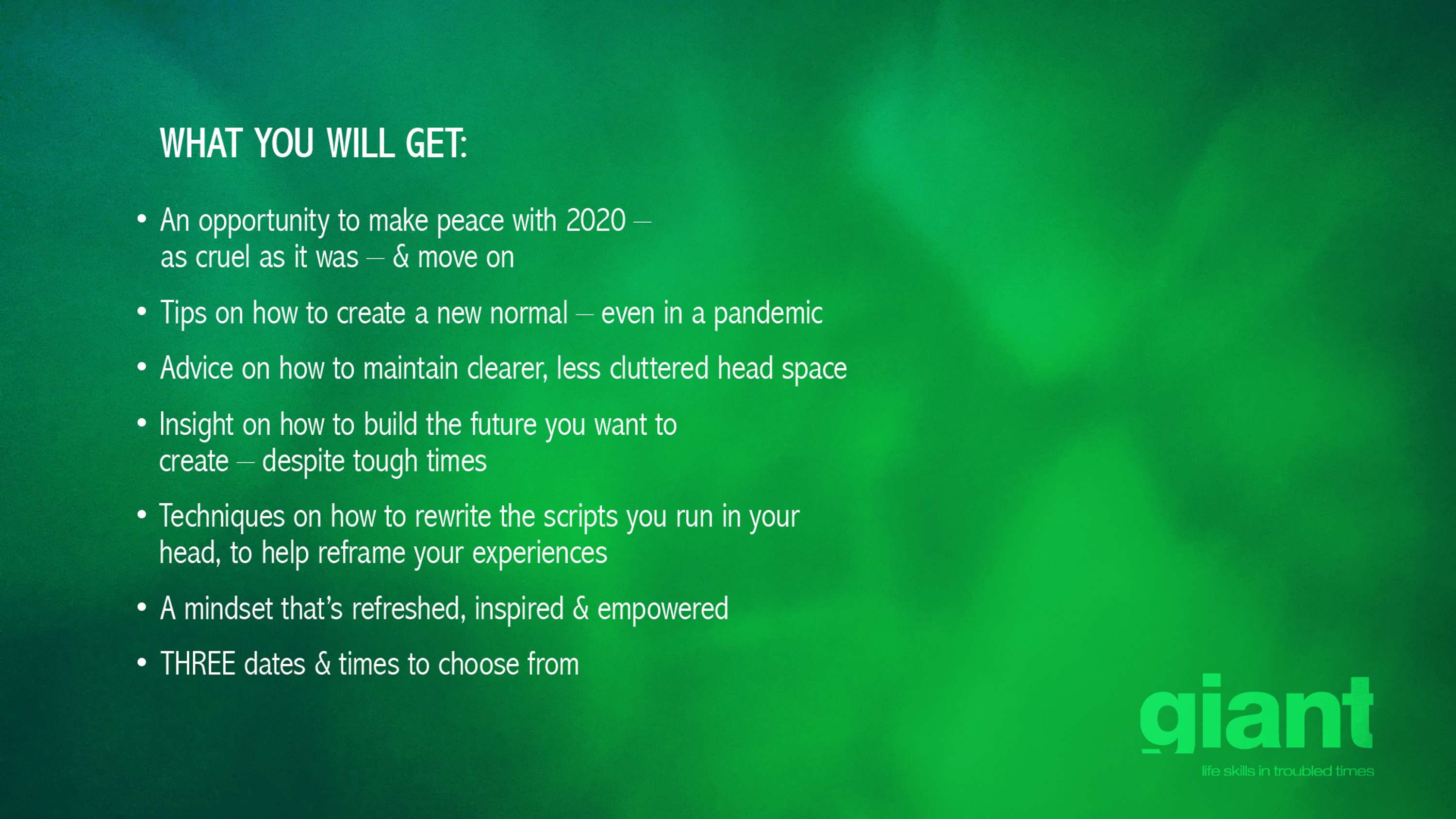 2020 Detox Workshop by Rob Wright
