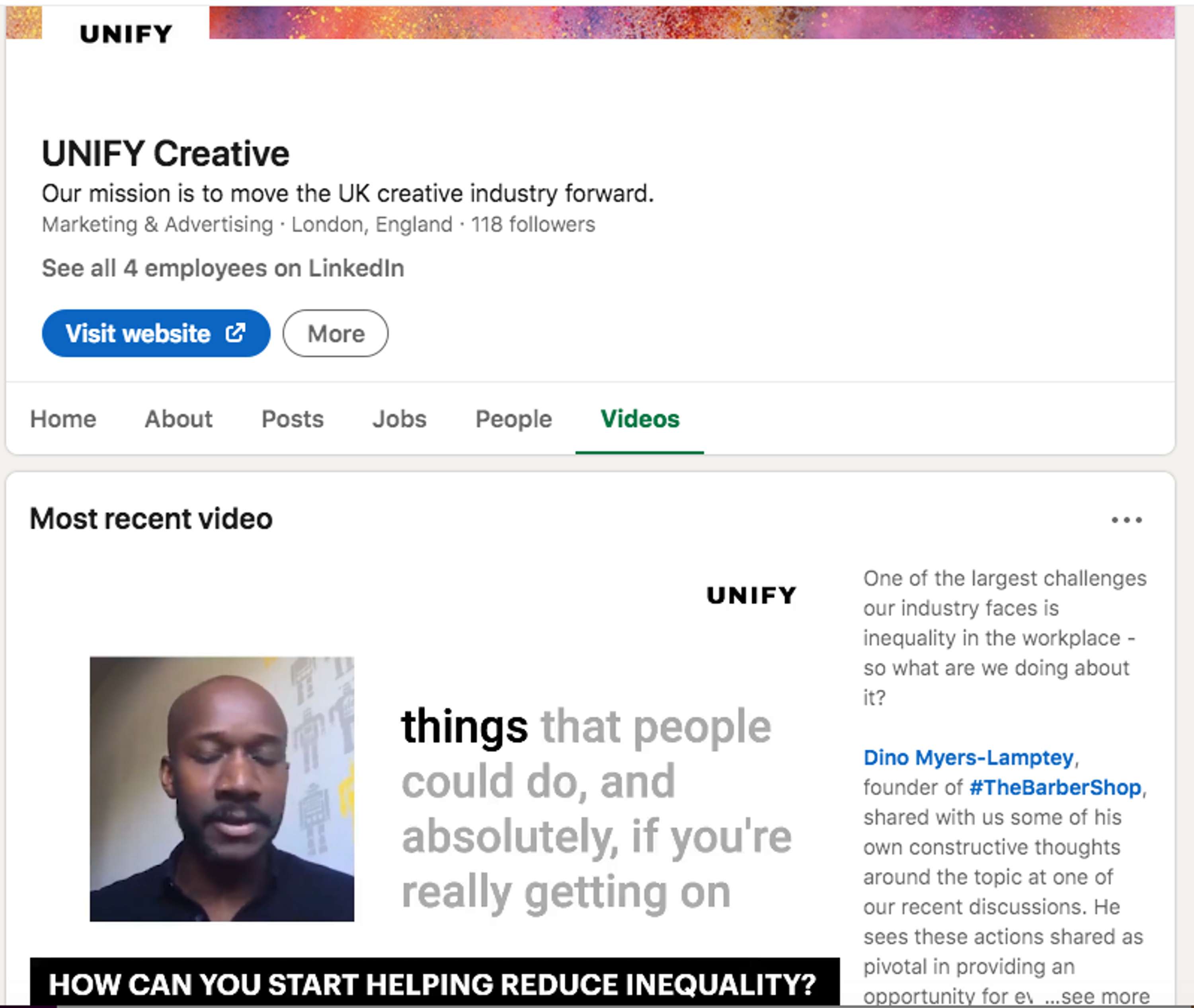 Unity and Motion And Unify Creative by Isaac Macpherson