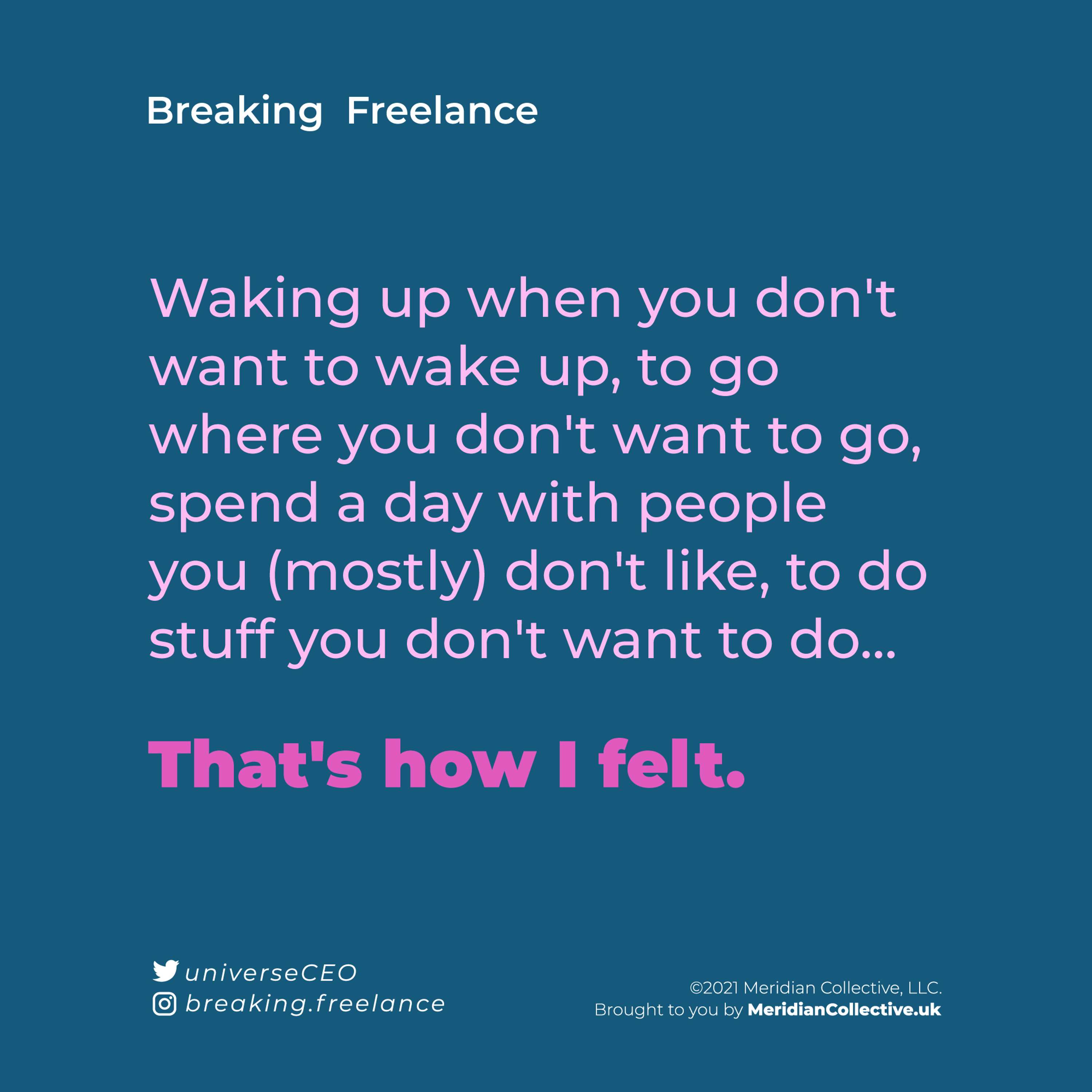 I Hate Alarm Clocks. by Tom Kozacinski