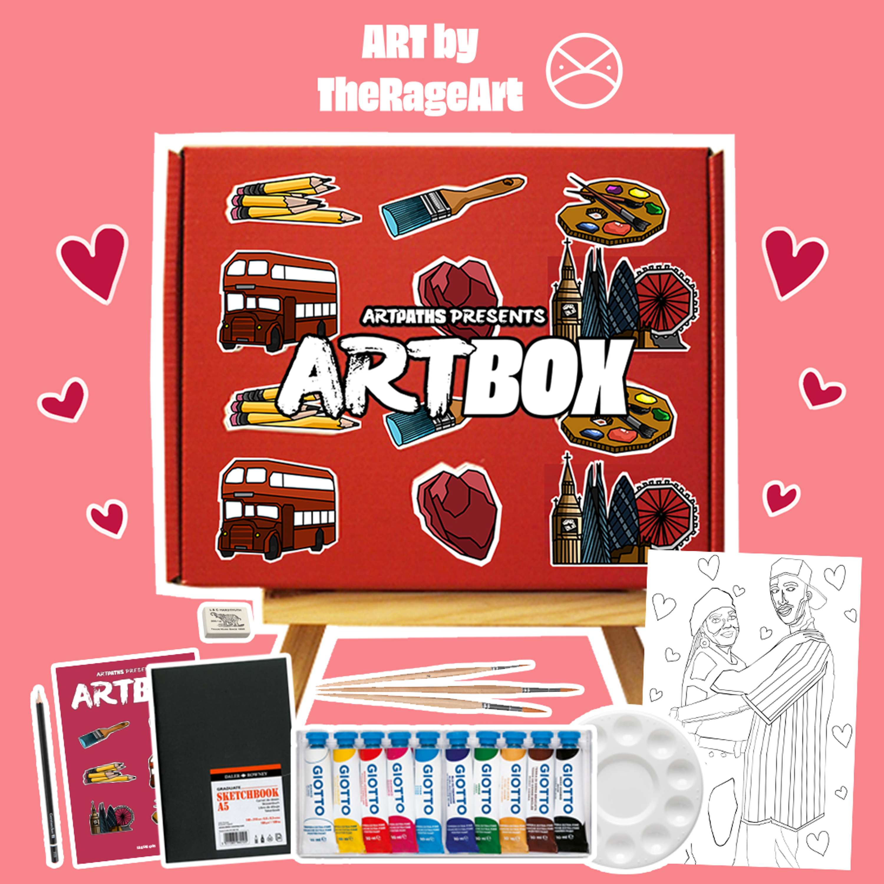 ART BOX X ART PATHS by Kourtney Paul