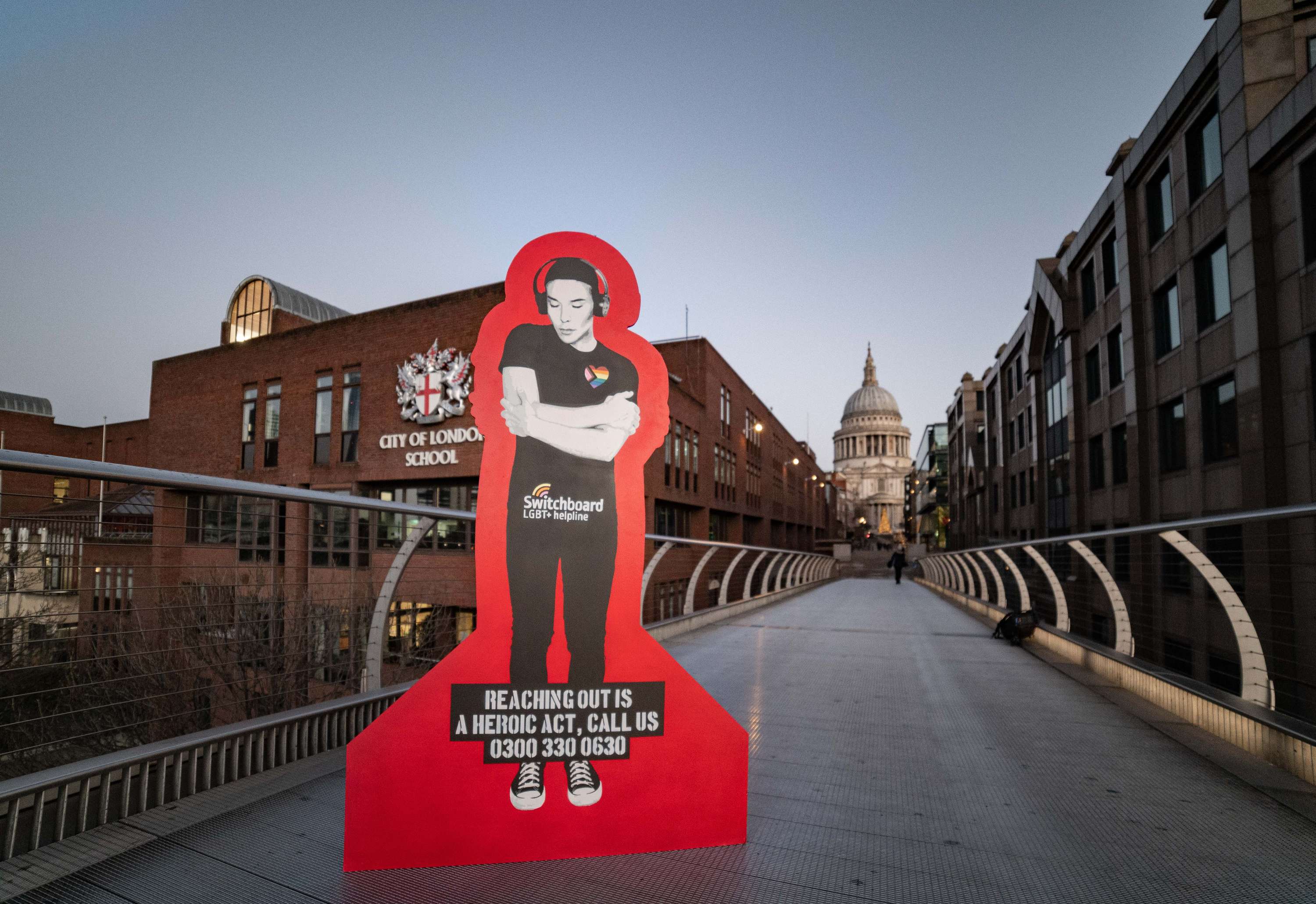 Switchboard LGBTQ+ Directline by Global Street Art