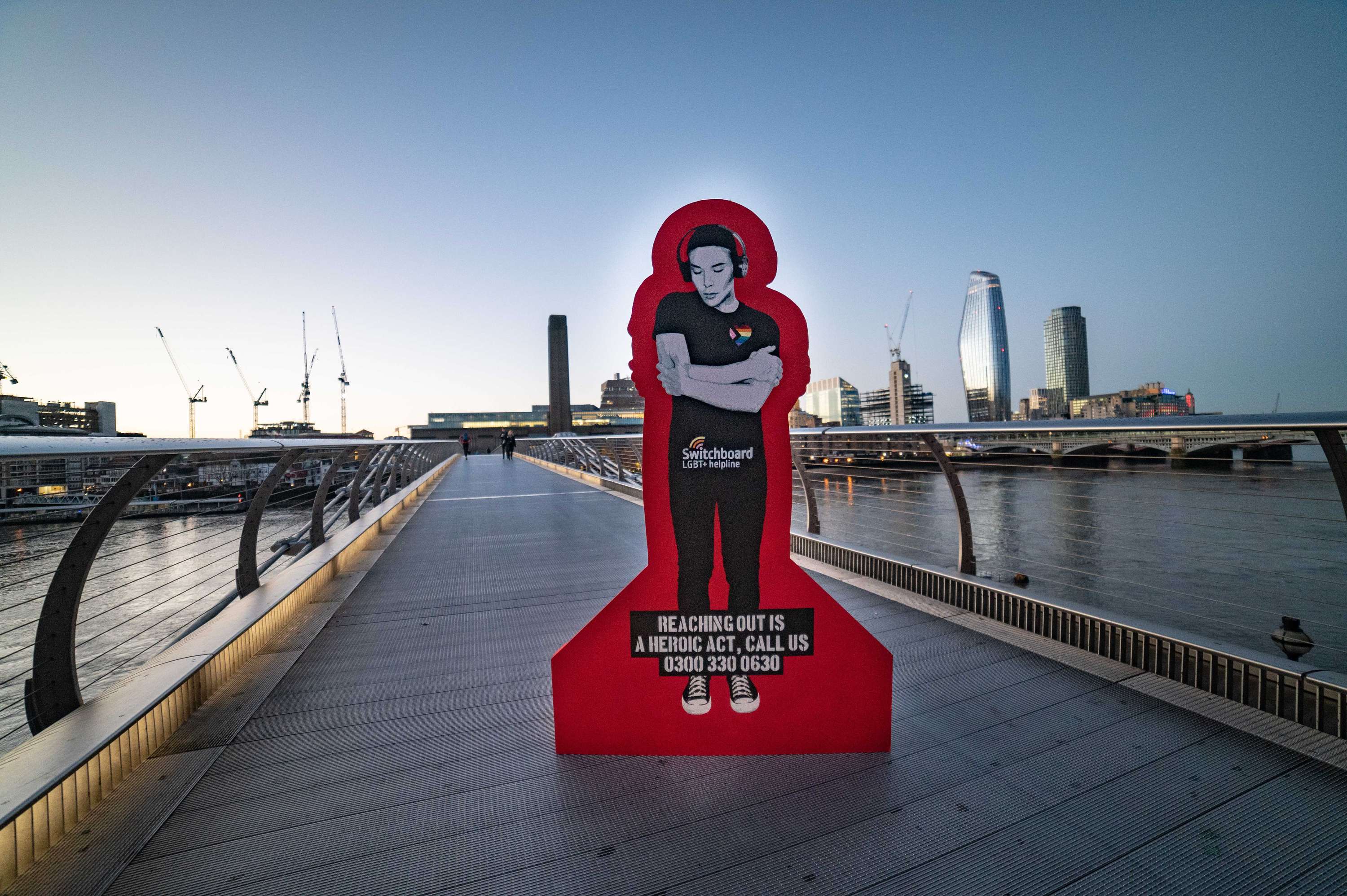 Switchboard LGBTQ+ Directline by Global Street Art