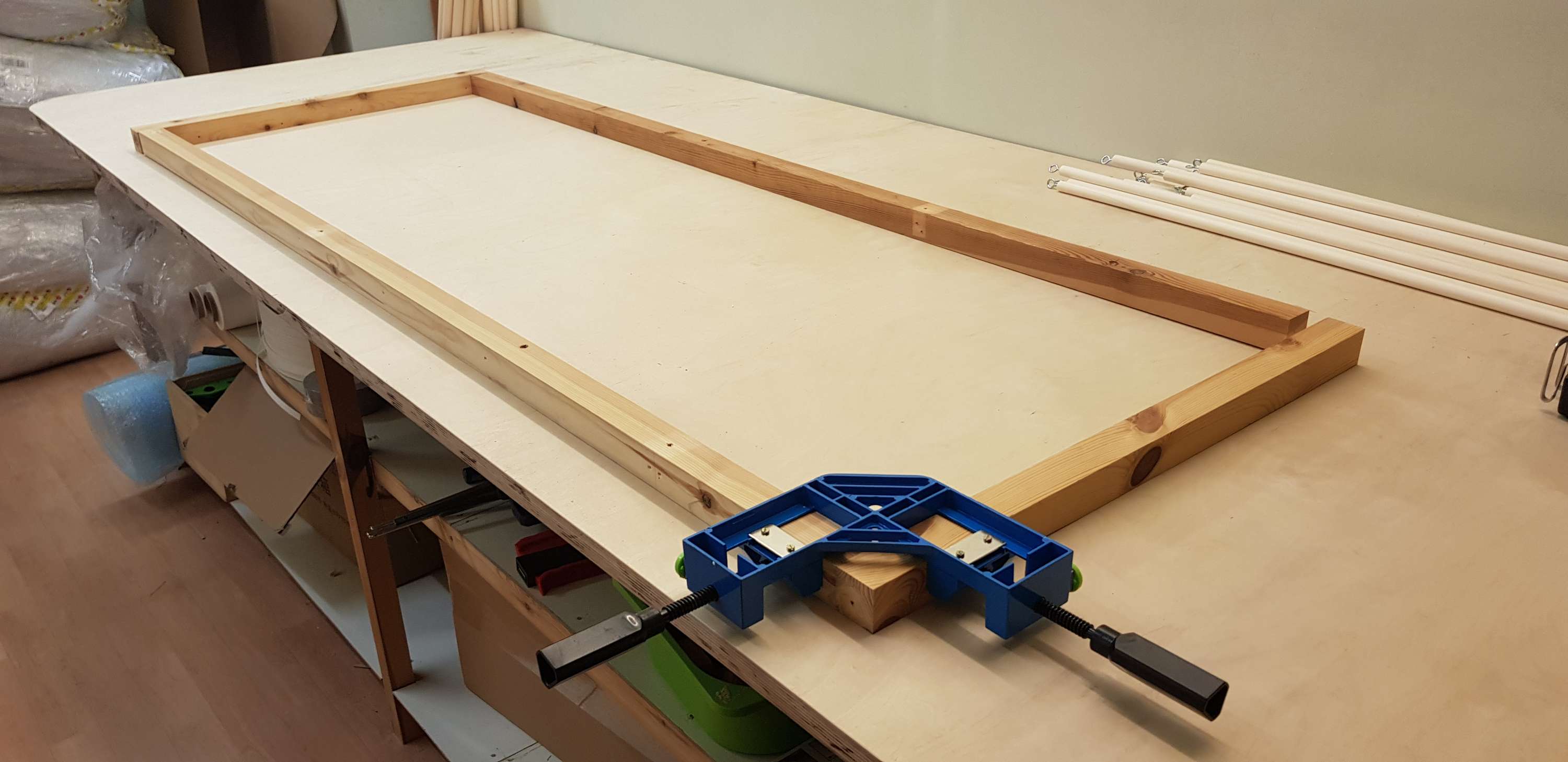 Work place table by Lauras Gaisrys