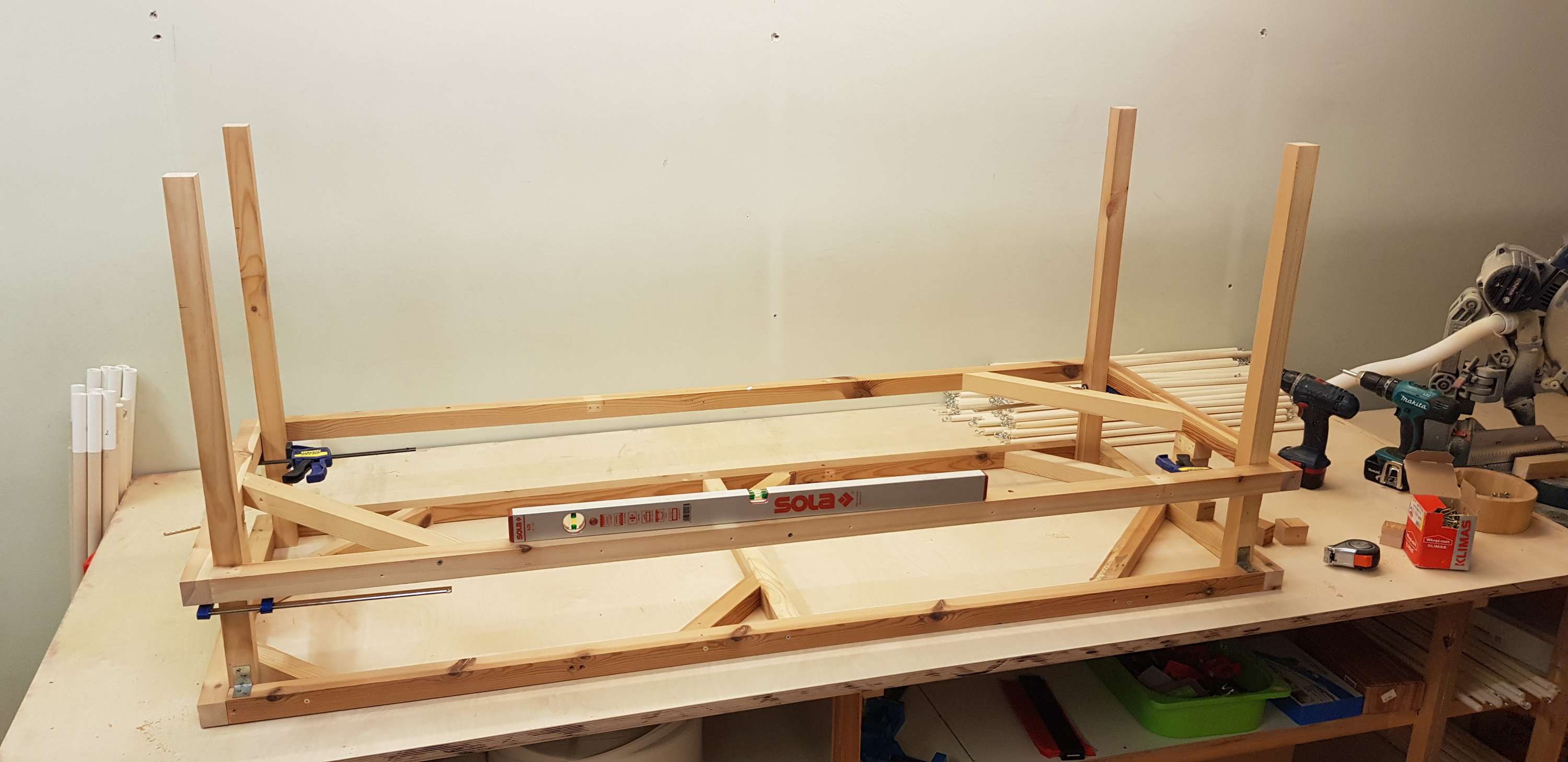 Work place table by Lauras Gaisrys