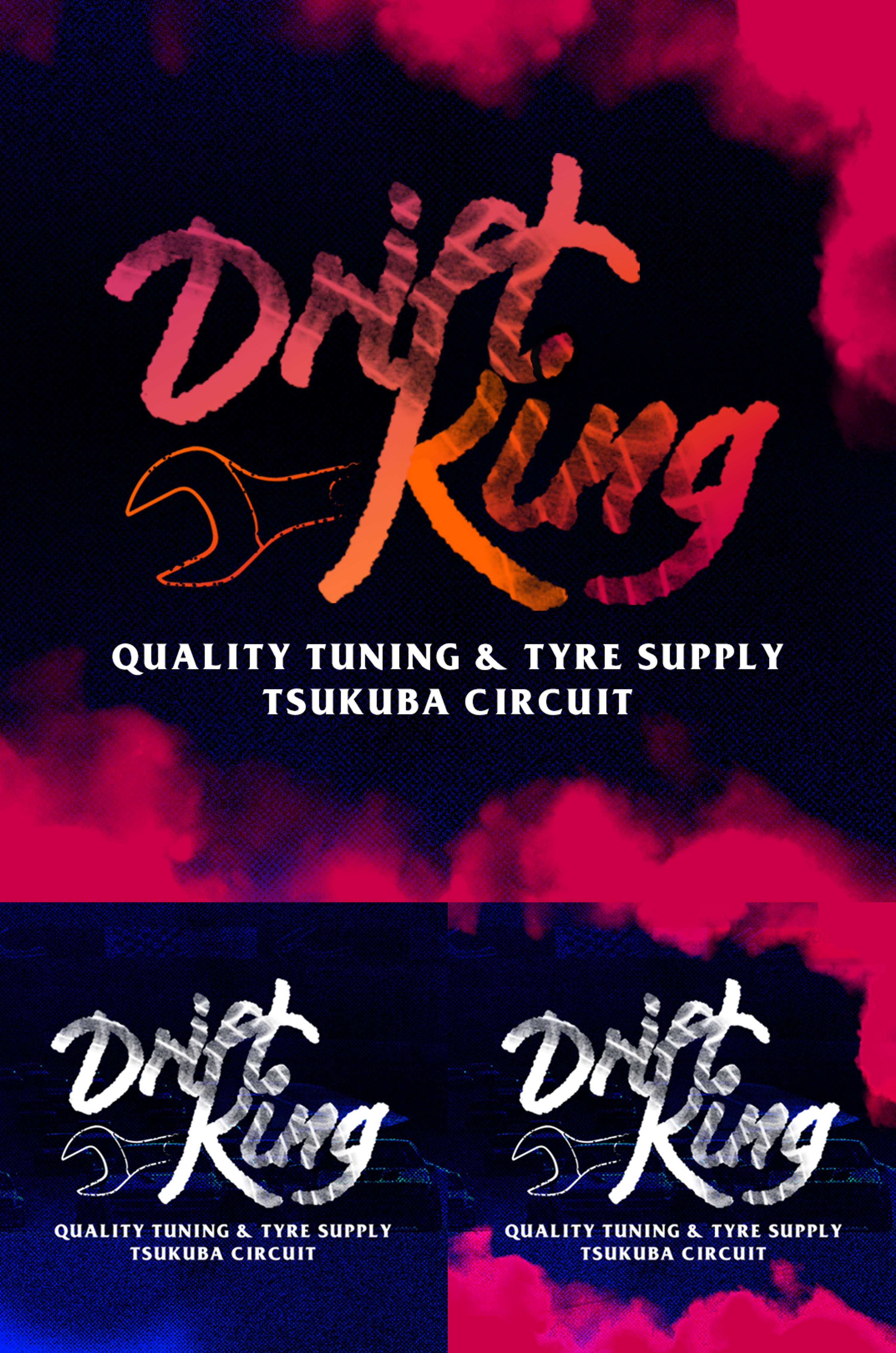 Drift King Race Team Identity and Branding by Em Maylor