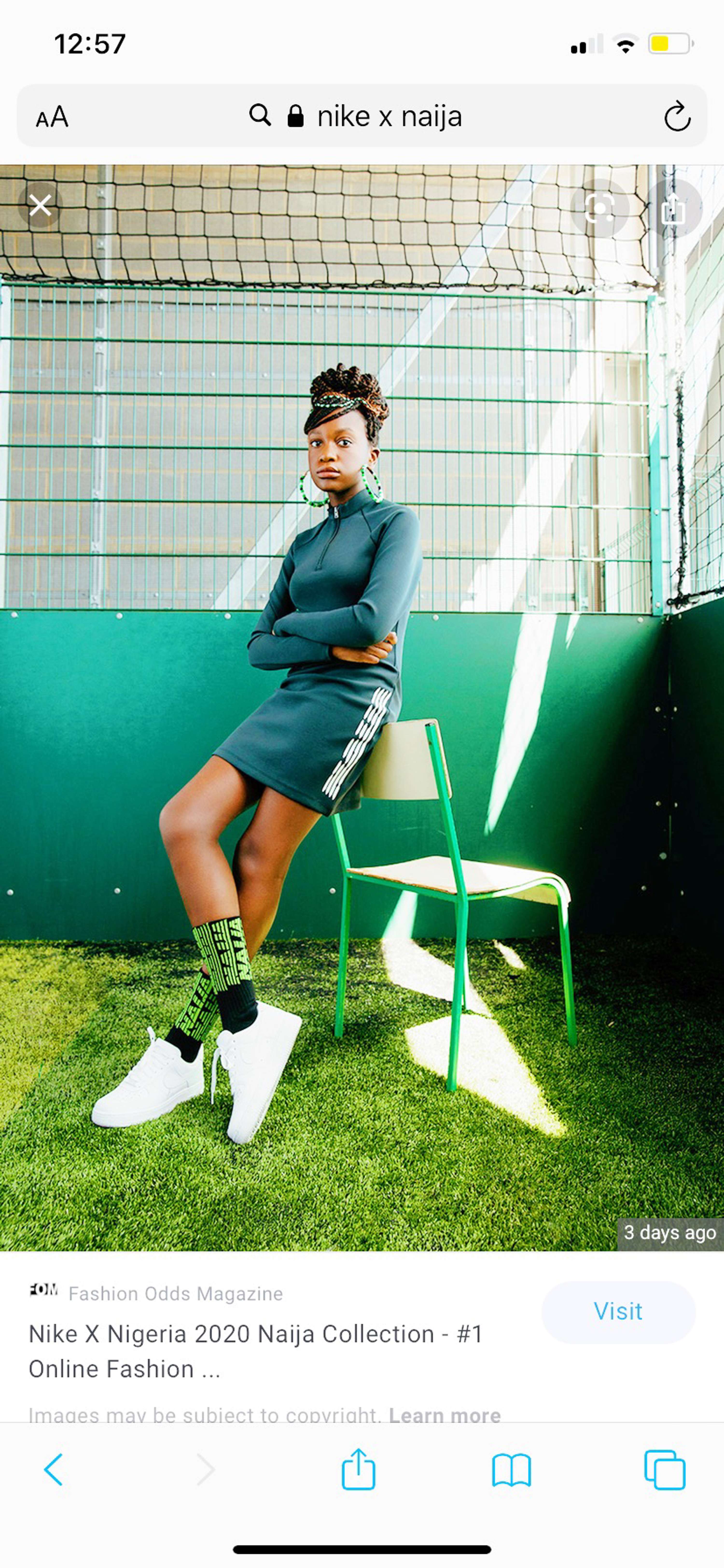 Nike model by Marvellous Aigbedion