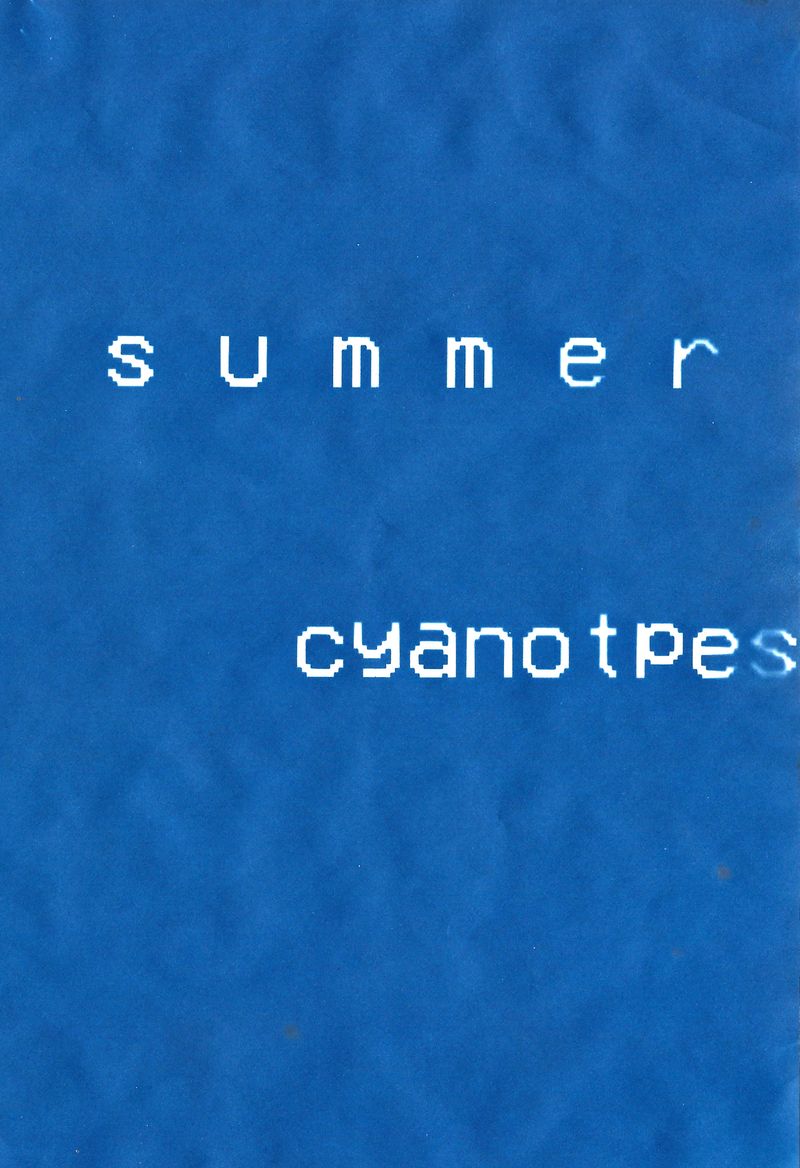 Summer Cyanotypes by Lewis Healy