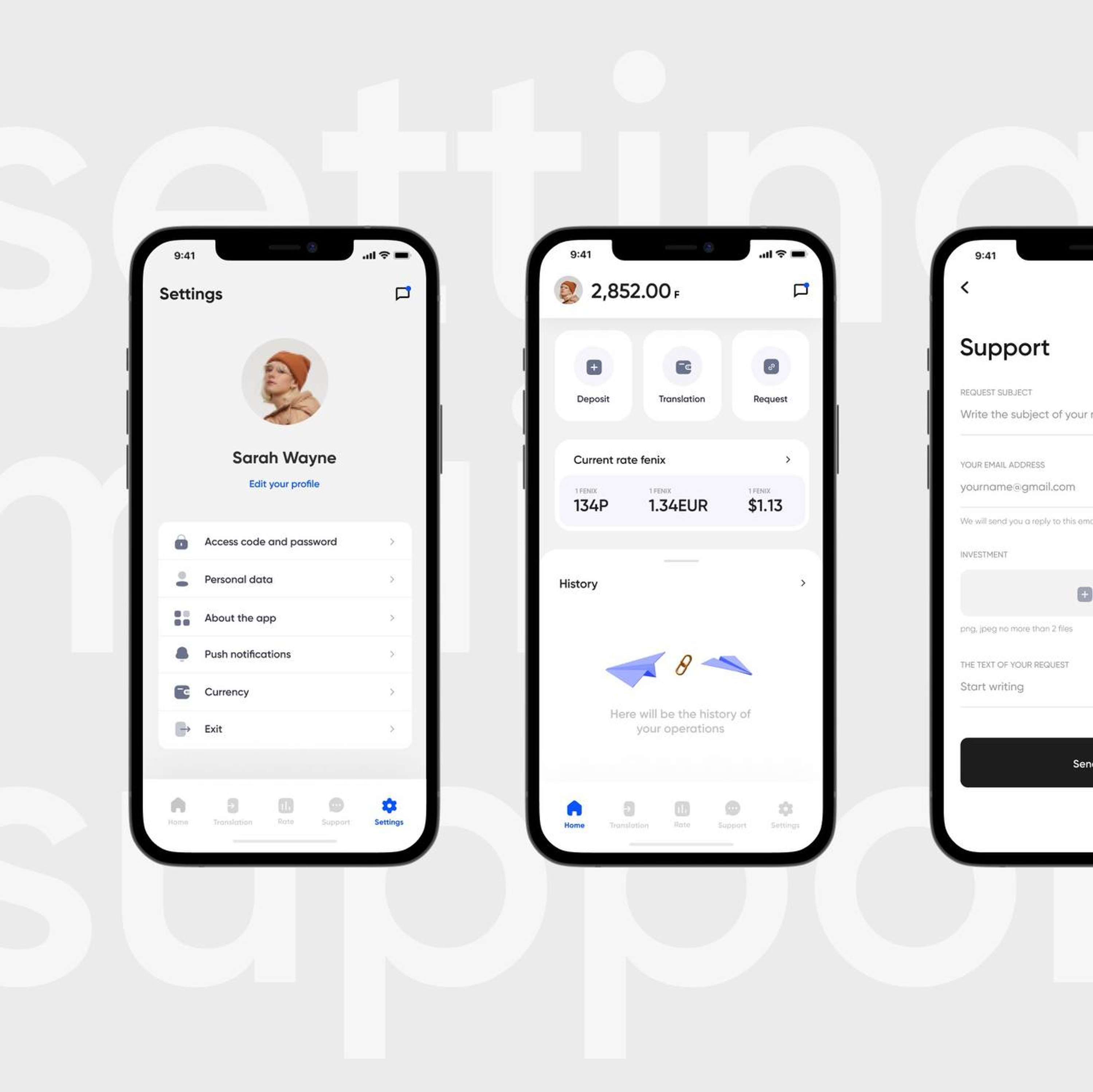 Fenix Wallet by Alexey Kandinsky