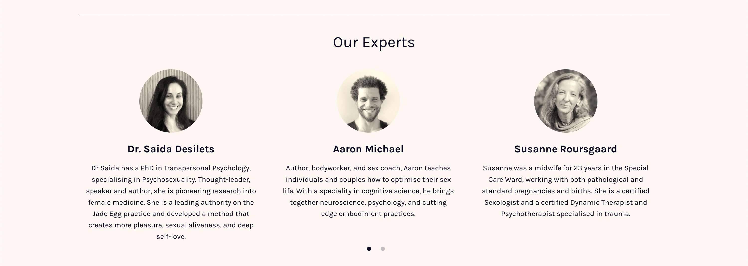 Live Events + Blog Pages on the Kama Website by Kama