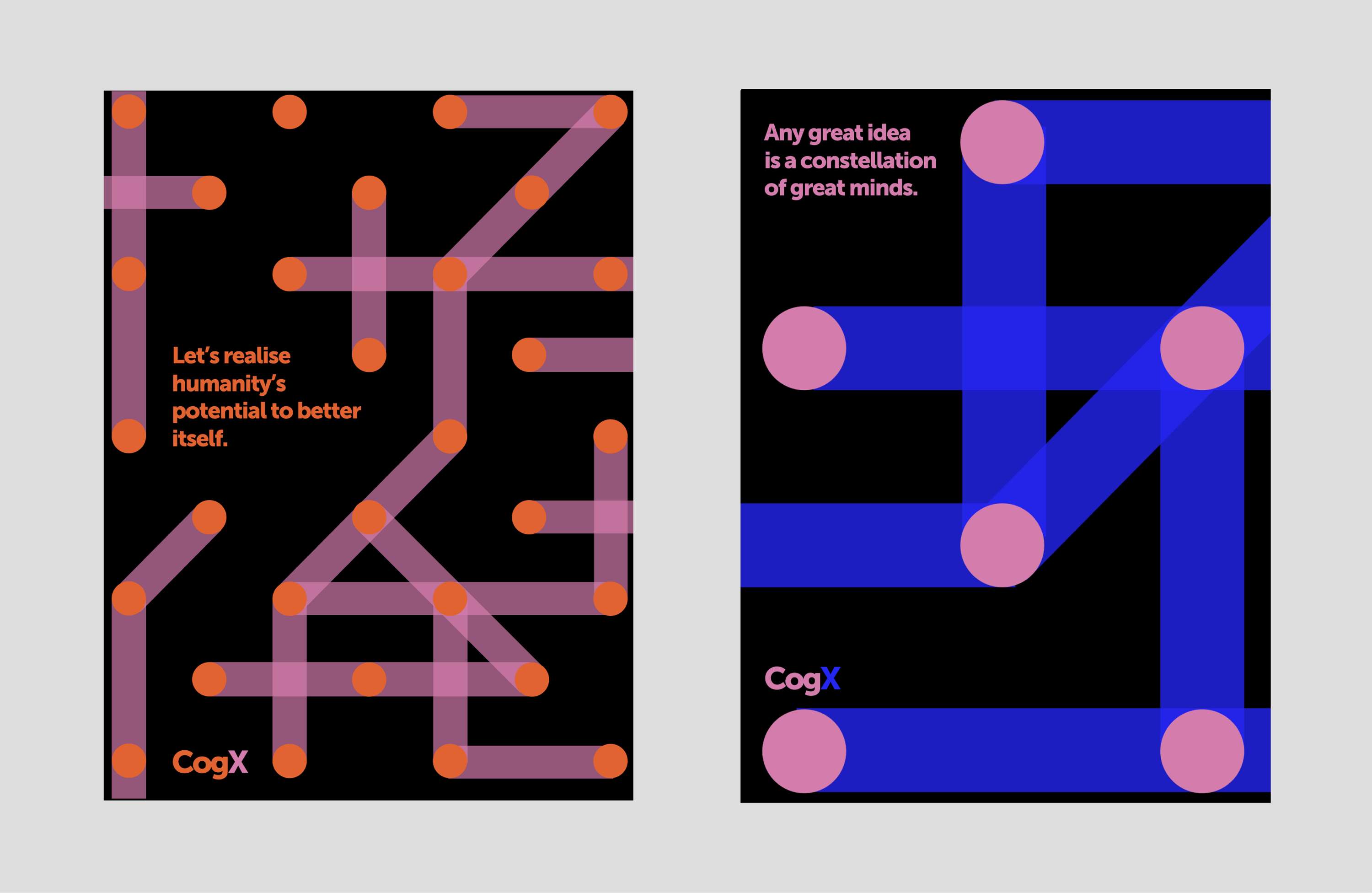 CogX Platfrom concept branding by Aizhan Abdrakhmanova