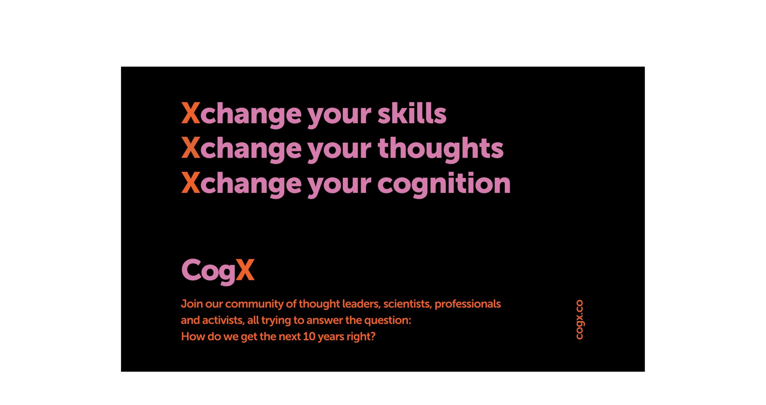 CogX Platfrom concept branding by Aizhan Abdrakhmanova