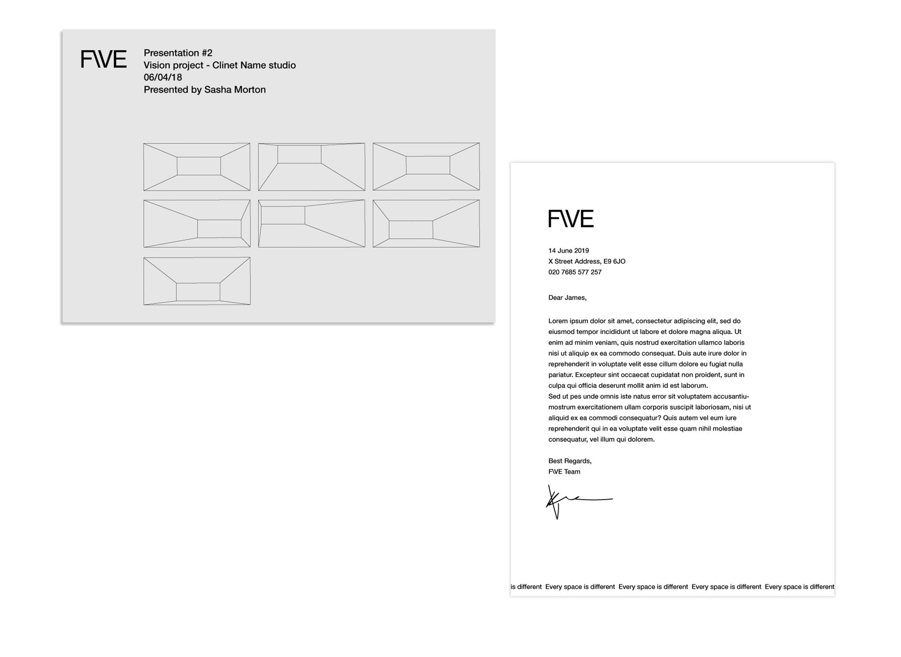 Five Branding by Aizhan Abdrakhmanova