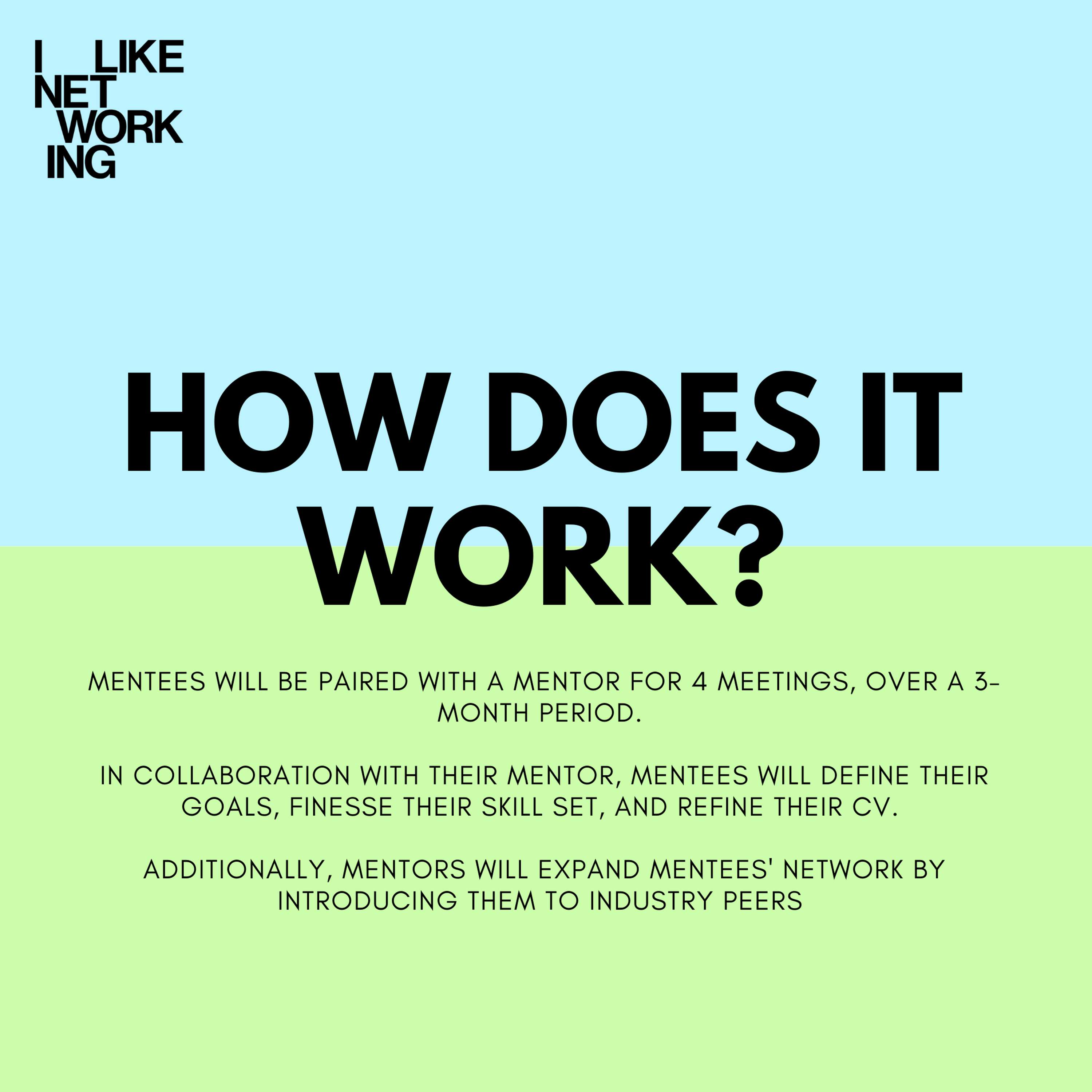 THE 2021 I LIKE NETWORKING MENTORING SCHEME by Isabel Sachs