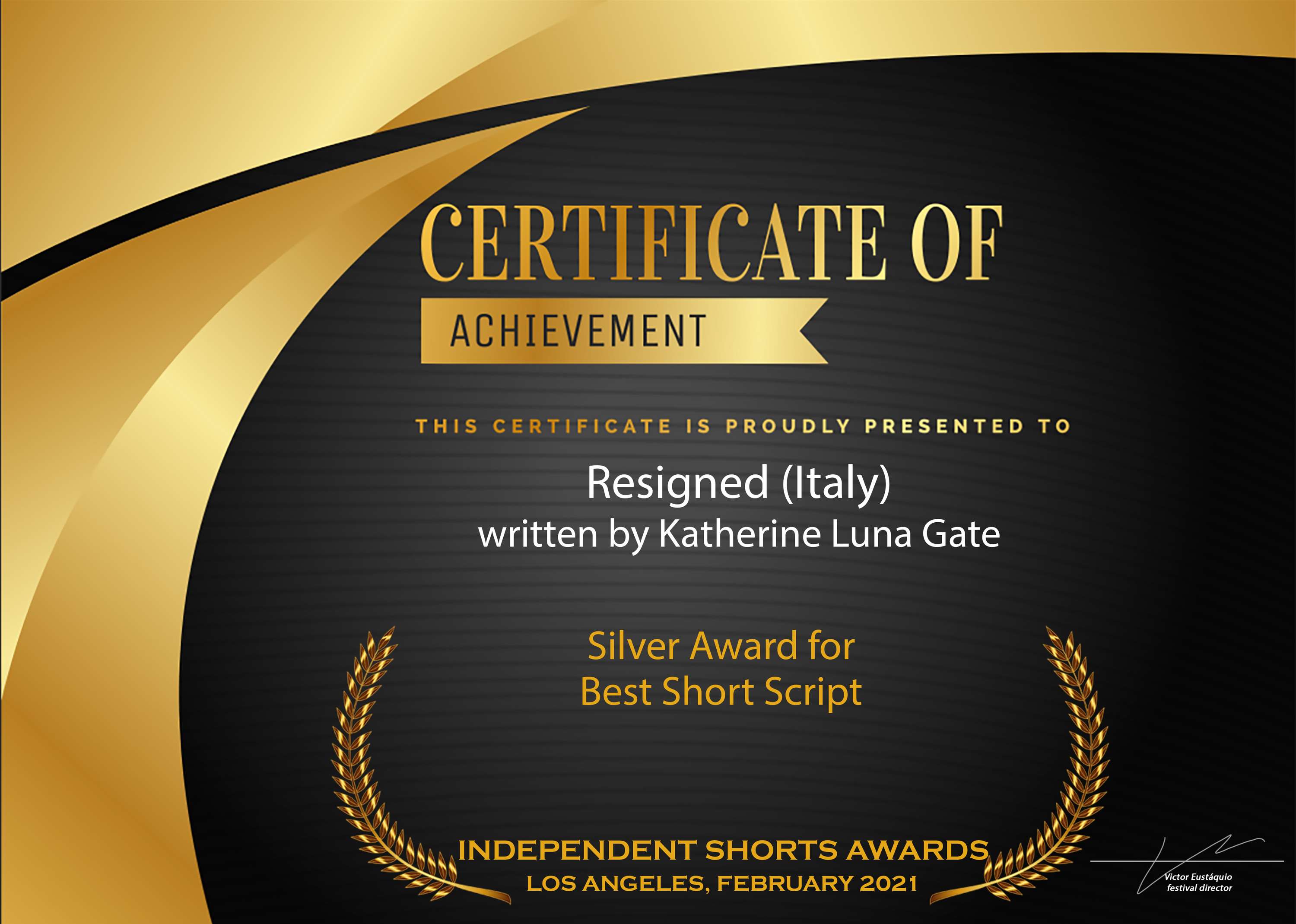 Resigned Ascending by Katherine Luna Gate