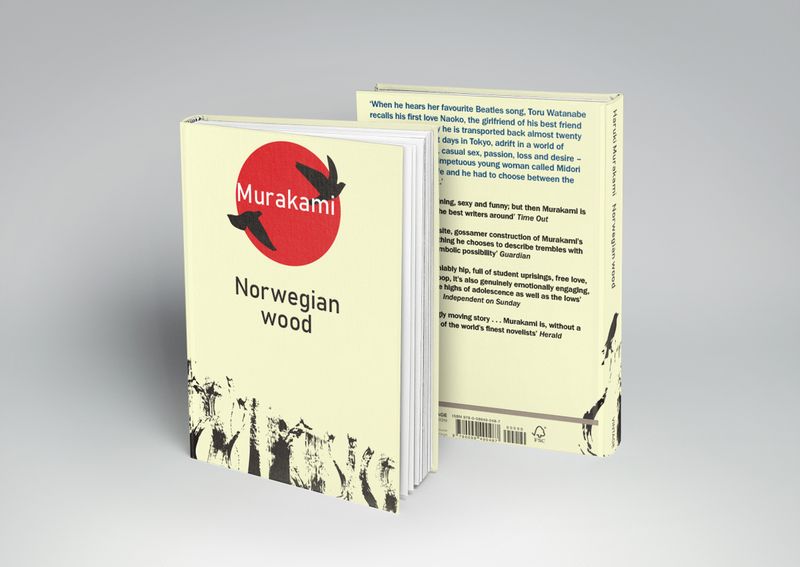 Norwegian wood book cover designs by Kyle Thompson