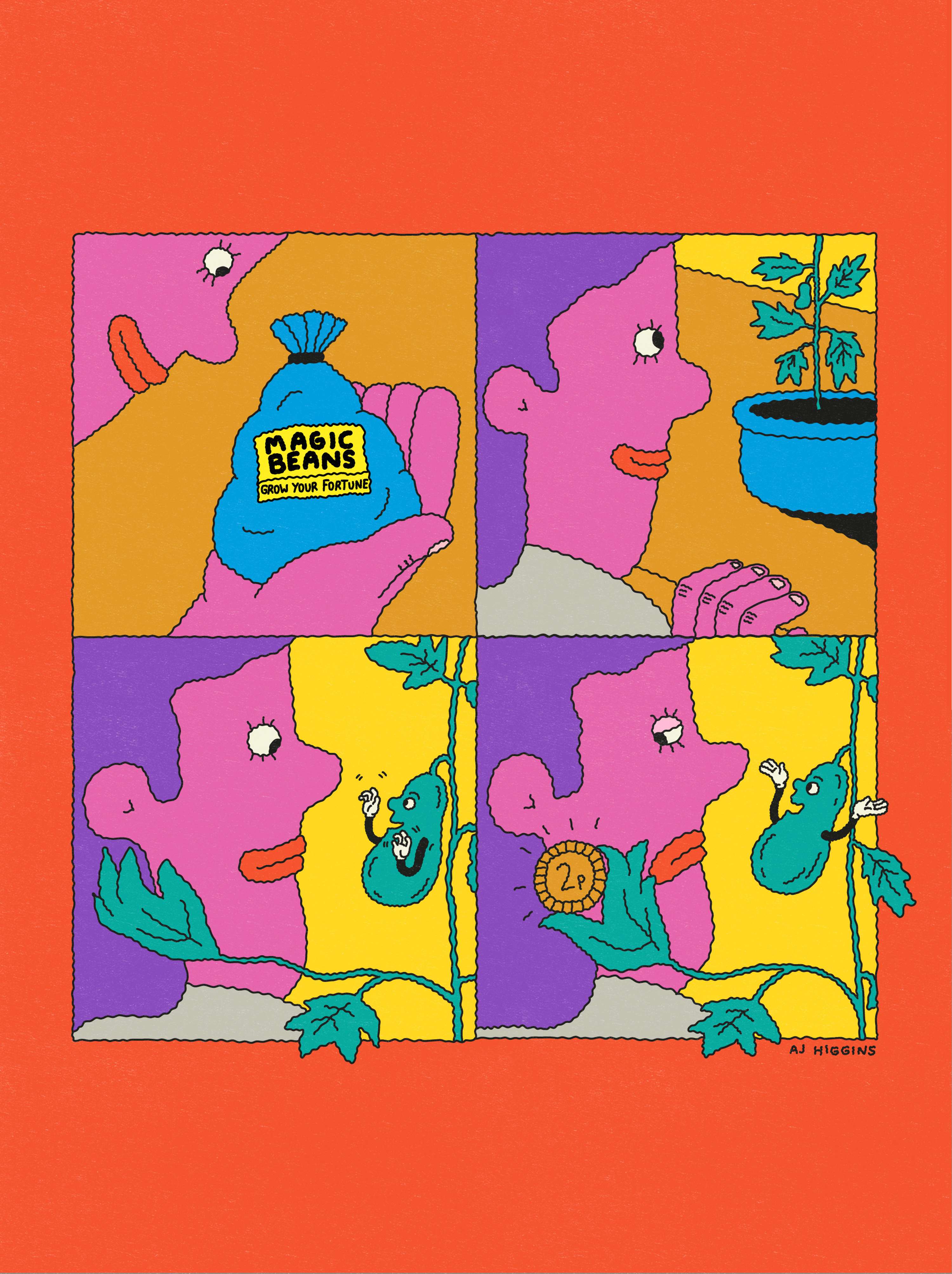 MAGIC BEANS by AJ Higgins