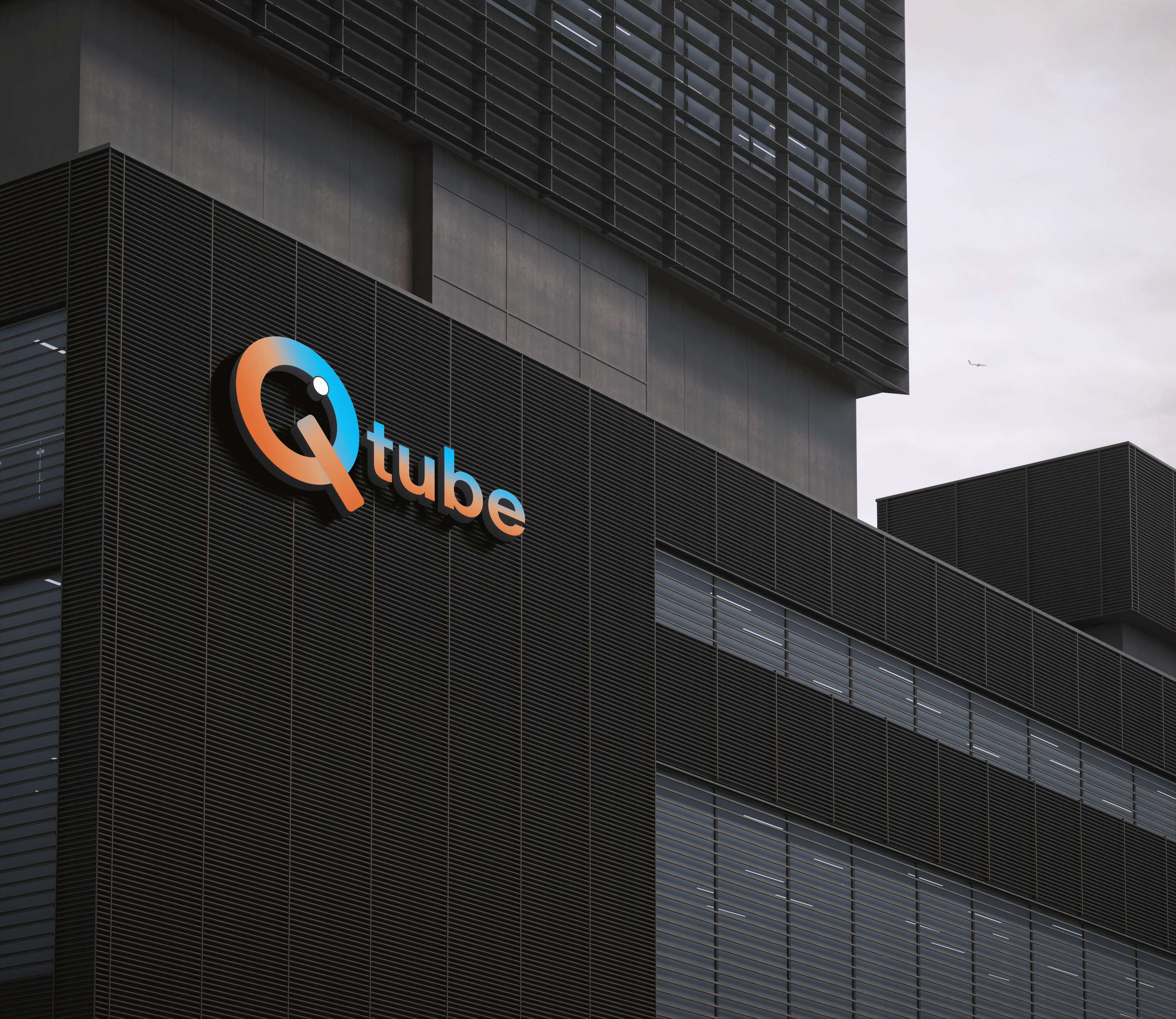 Qtube branding and web design by Melinda Salu