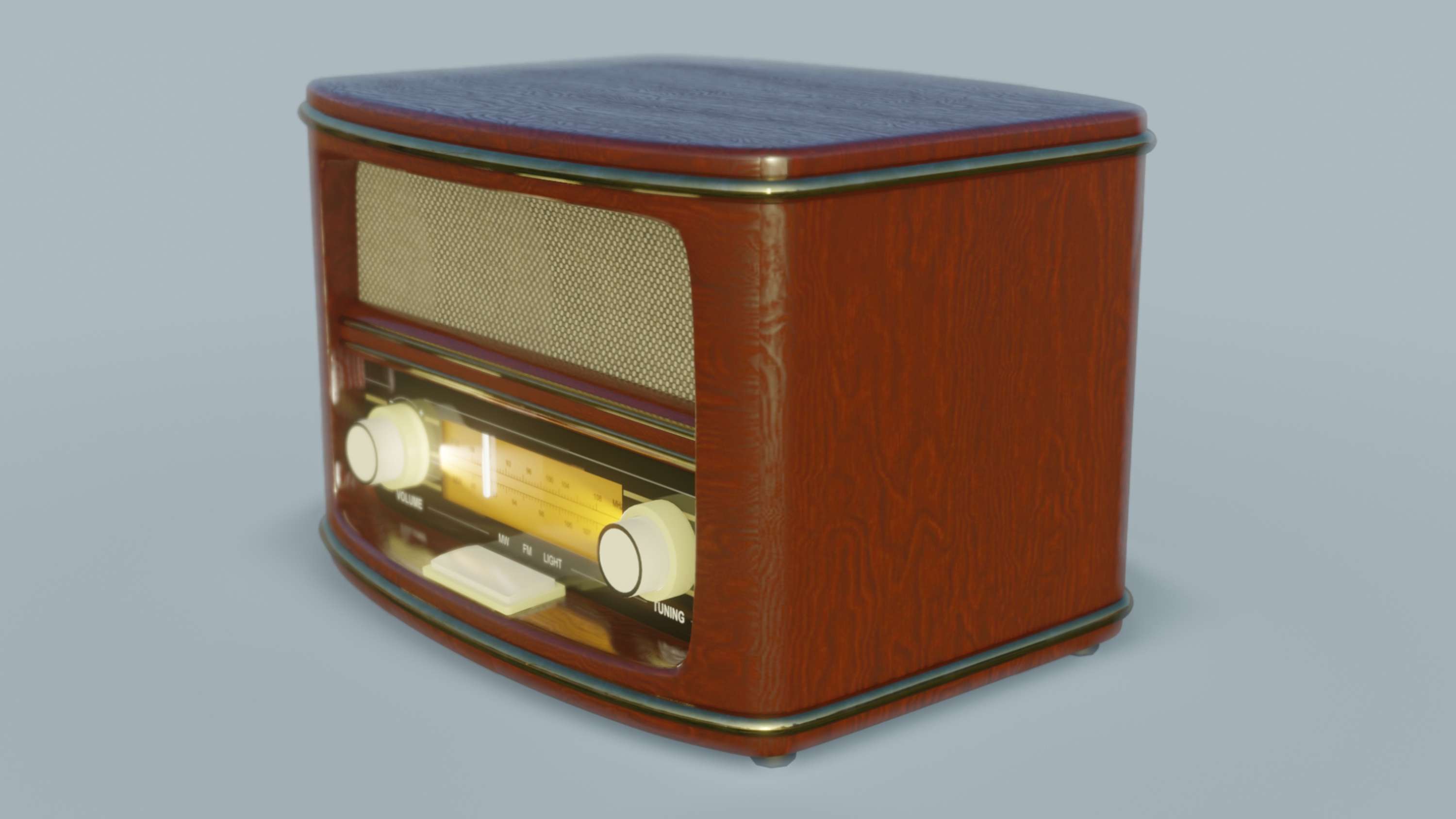 Old Radio {3D Model} by Daniele Daldoss