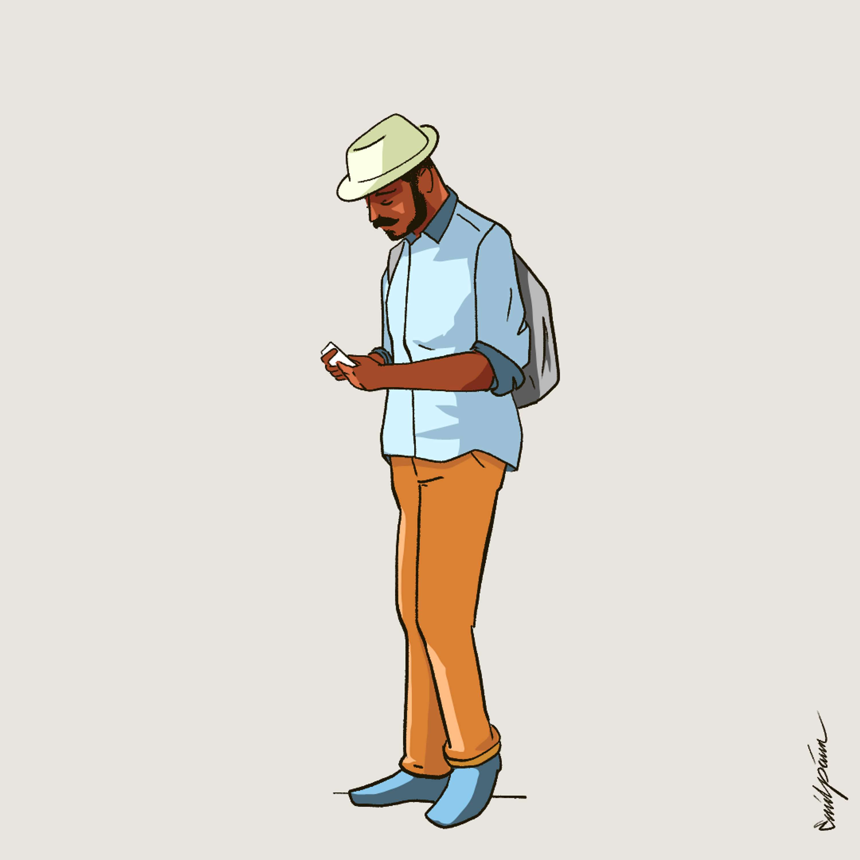 A person a day by Emil Paun