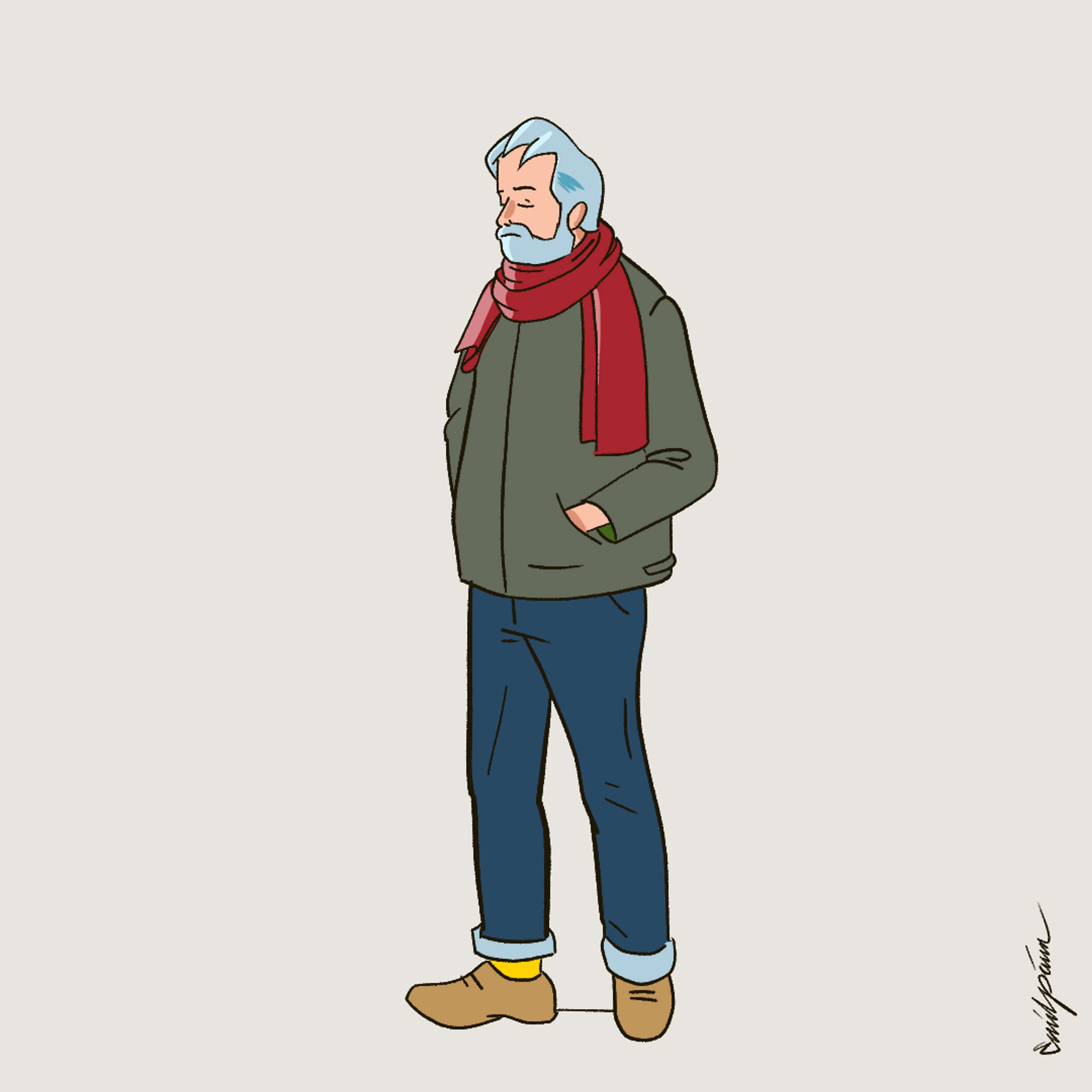 A person a day by Emil Paun