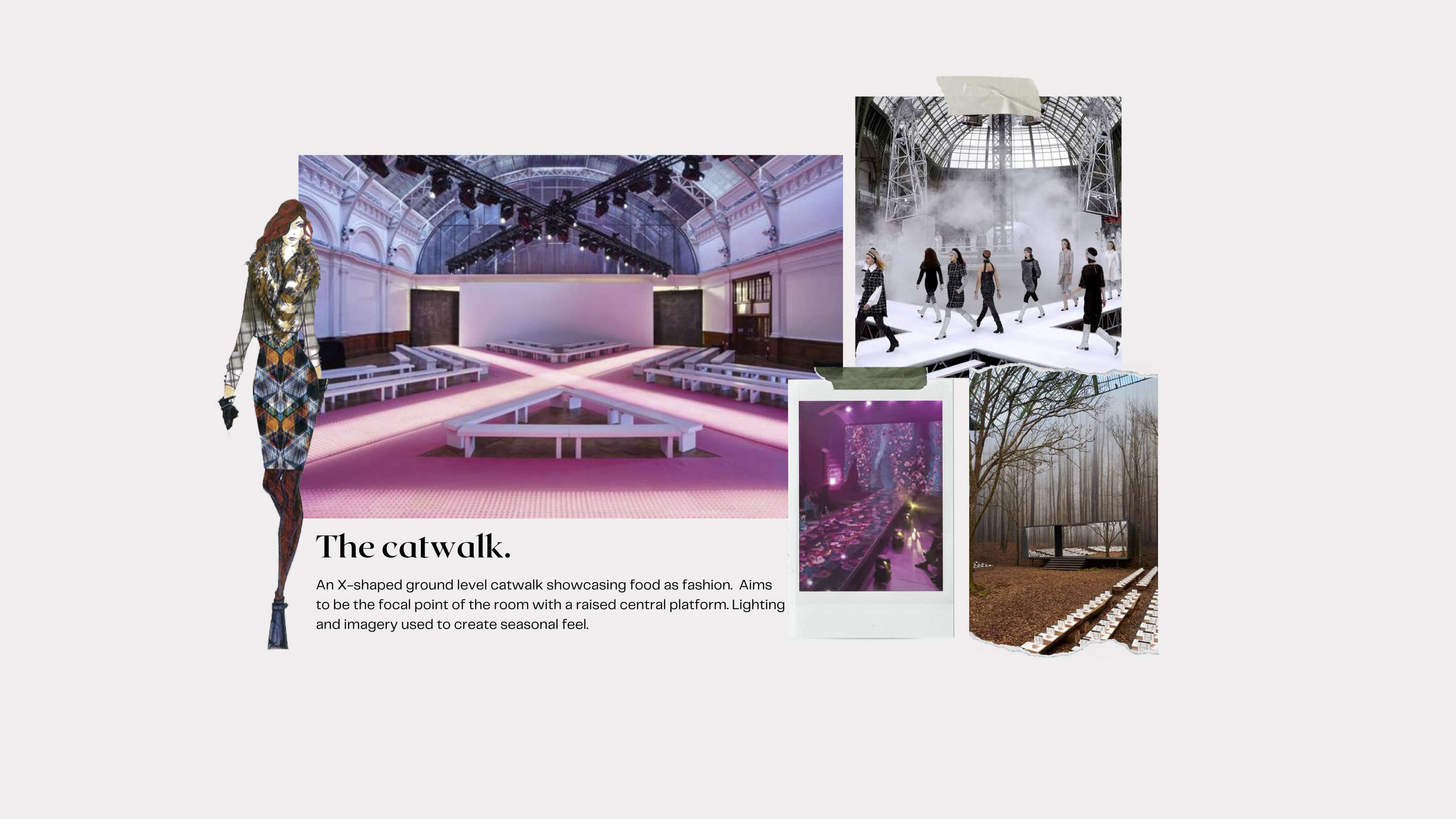 Food and Drink Event Creative Visualisation by Liza Koroleva