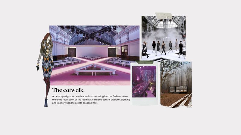 Food and Drink Event Creative Visualisation by Liza Koroleva