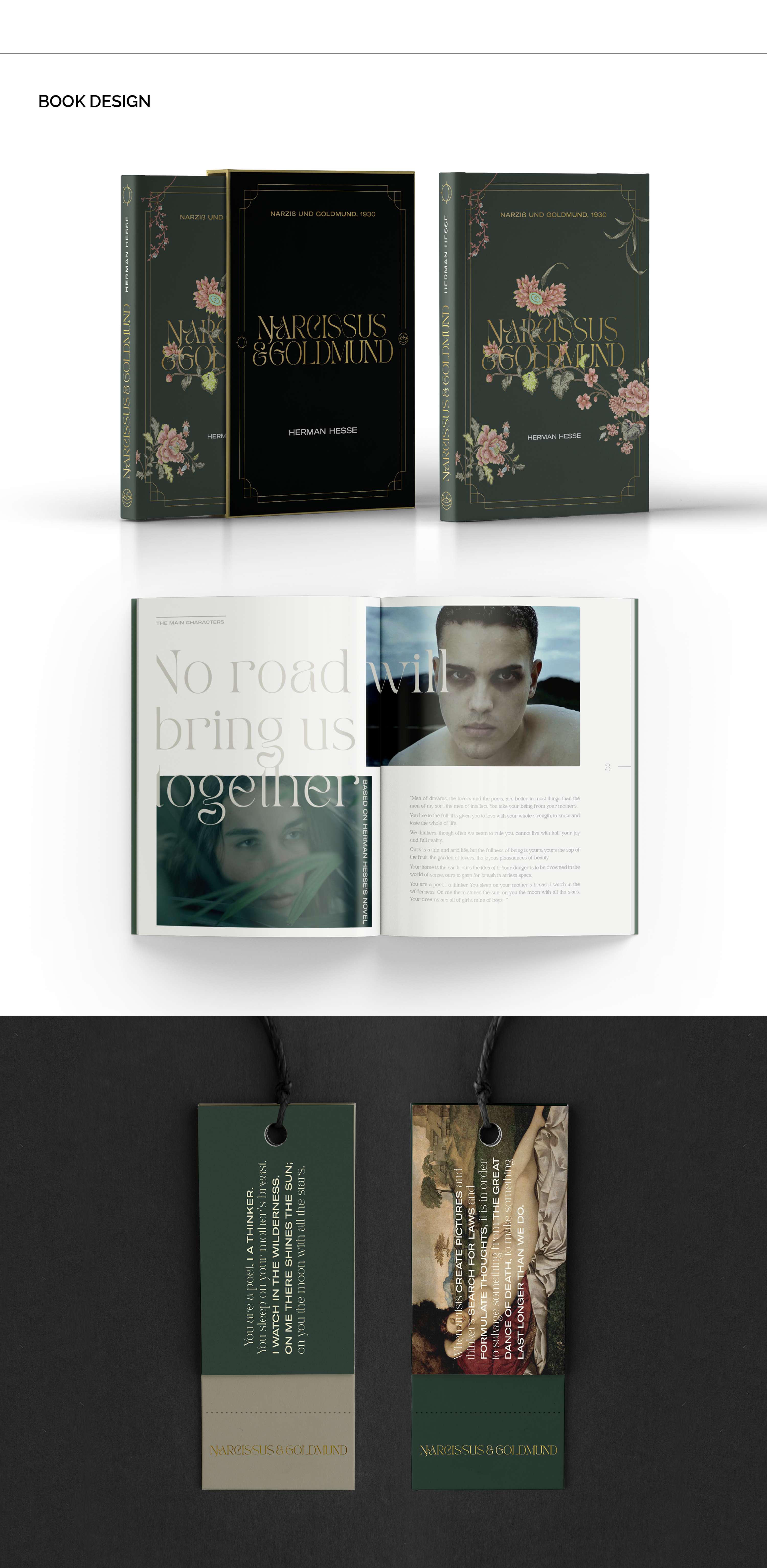 Narcissus and Goldmund – Visual identity by Riccardo Brioschi