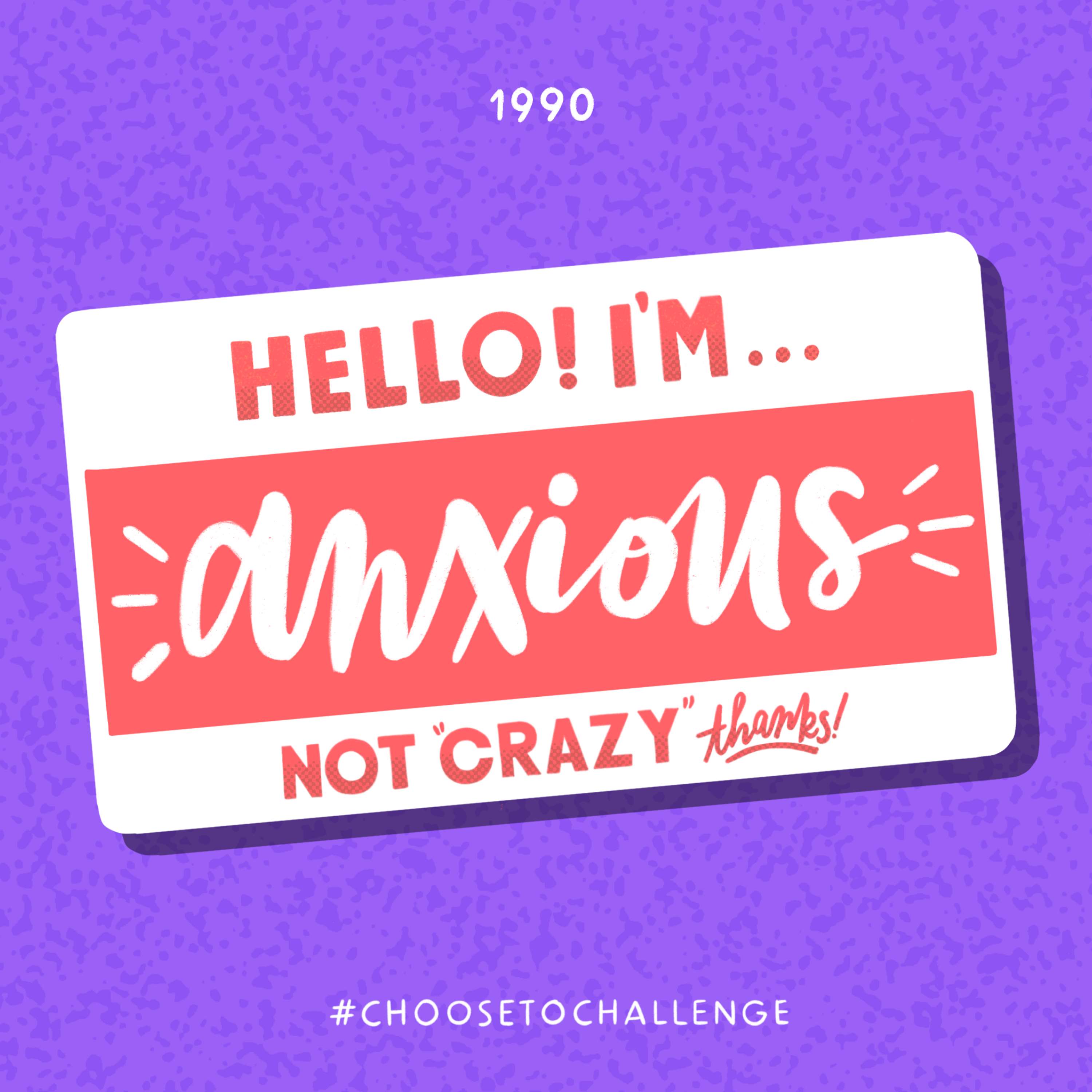 Anxious As Anything for IWD 2021 by Rebecca Duncan
