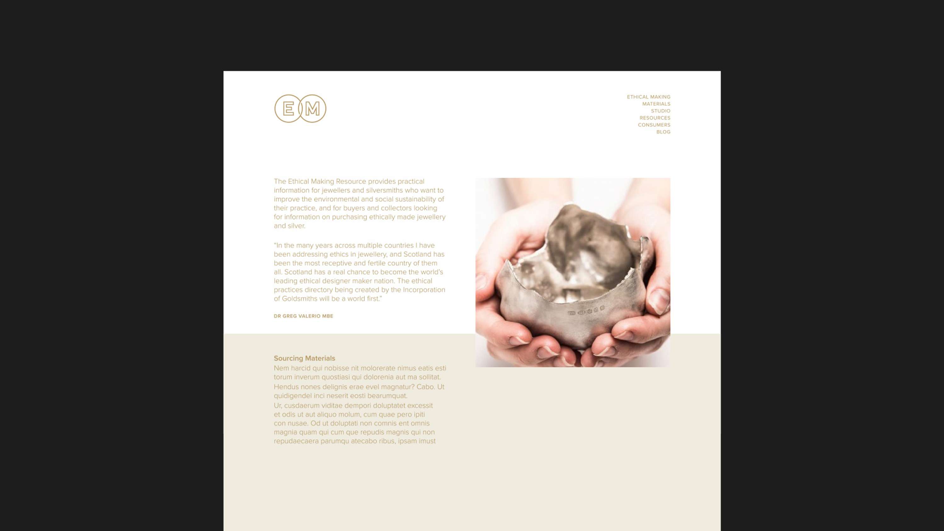 Scottish Goldsmiths Trust by Richy Lamb