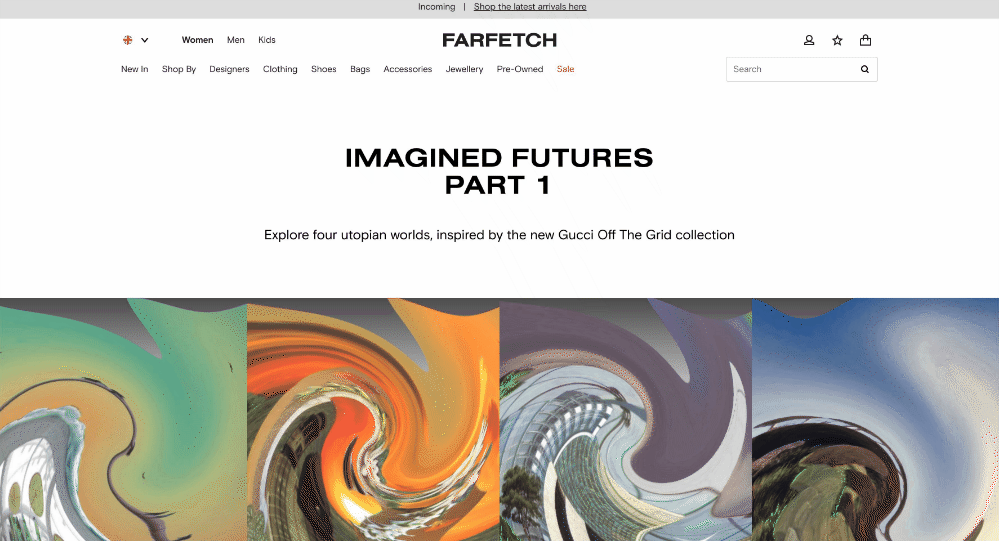 FARFETCH x Gucci - Imagined Futures by Emily Ballinger