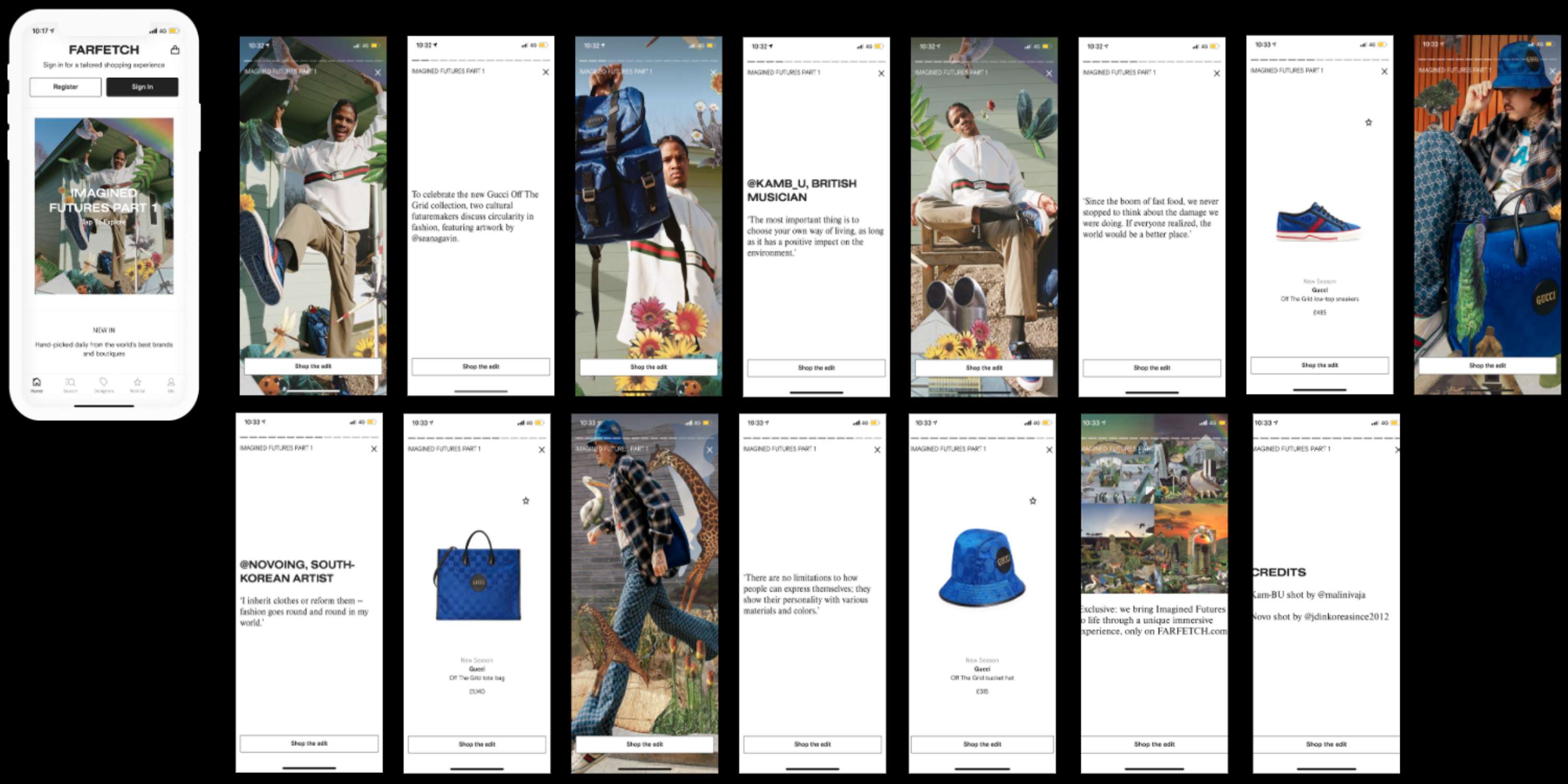 FARFETCH x Gucci - Imagined Futures by Emily Ballinger