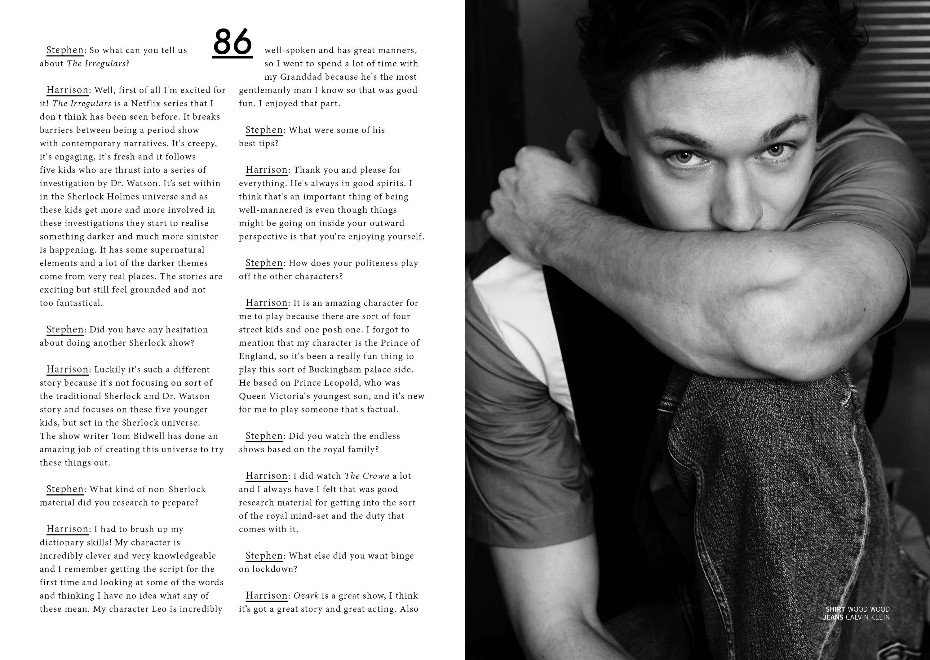 JON feature with Harrison Osterfield by Stephen Conway