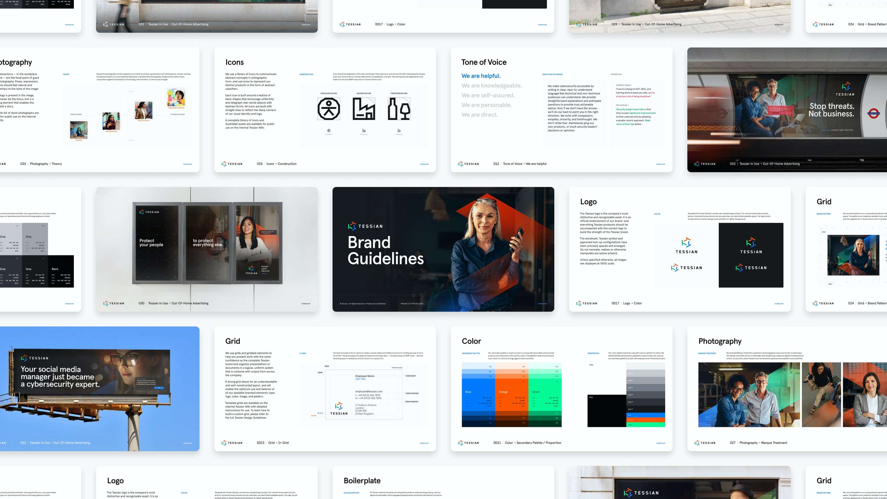 Tessian Brand System by Leon Brown