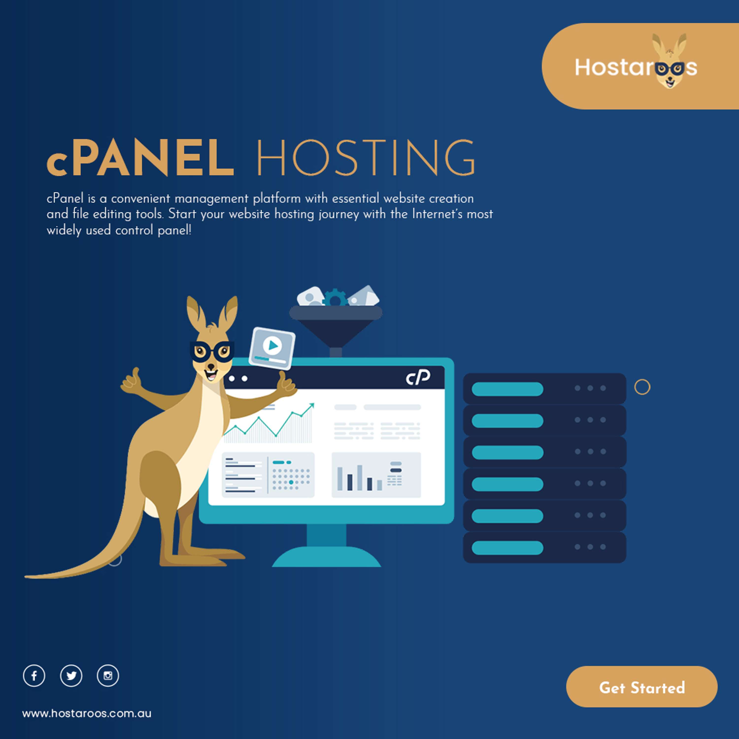 Fast cPanel Web Hosting Services | Australian Company | Hostaroos by alex smith