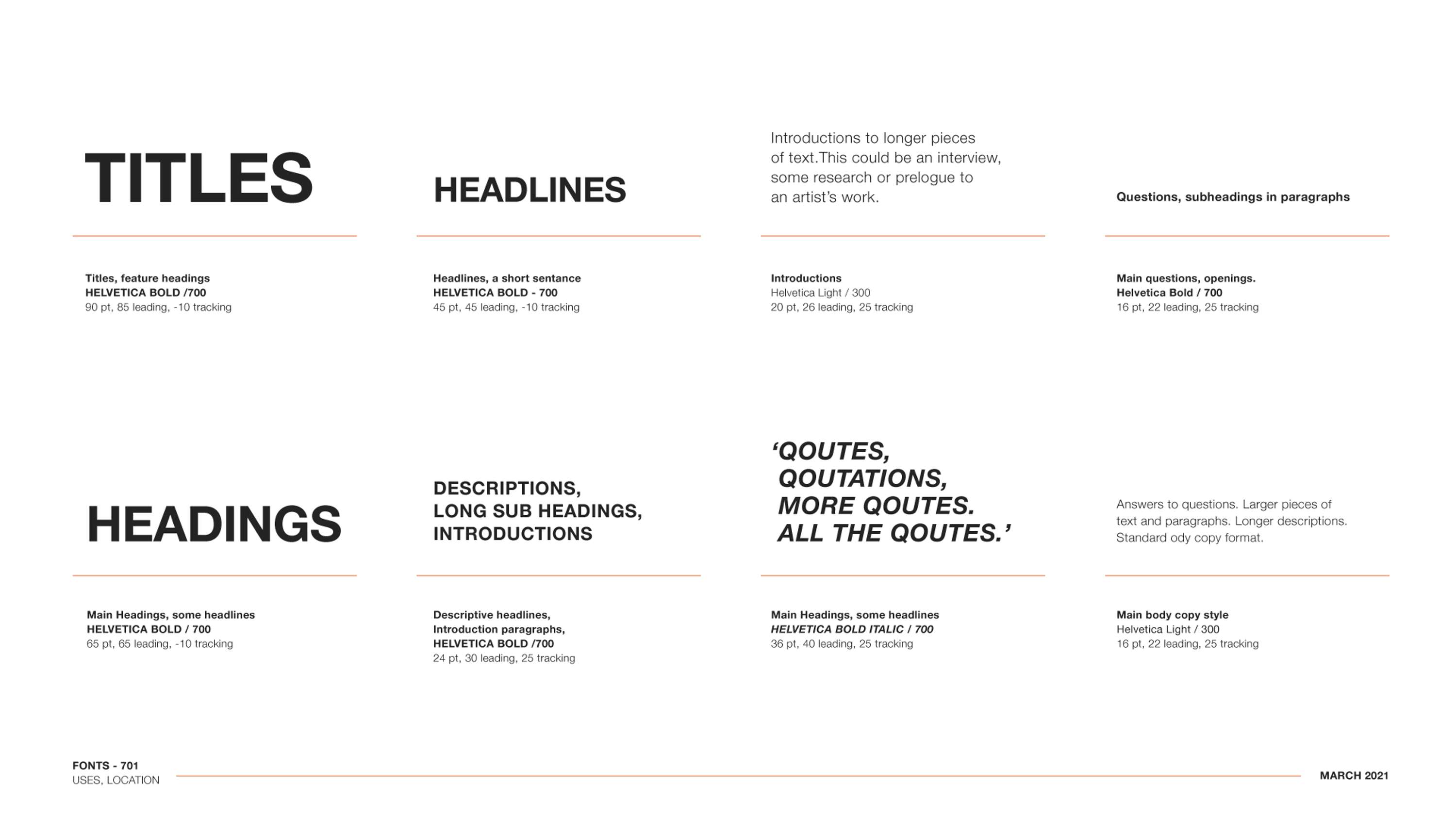 701 Branding by Shumaiya Khan