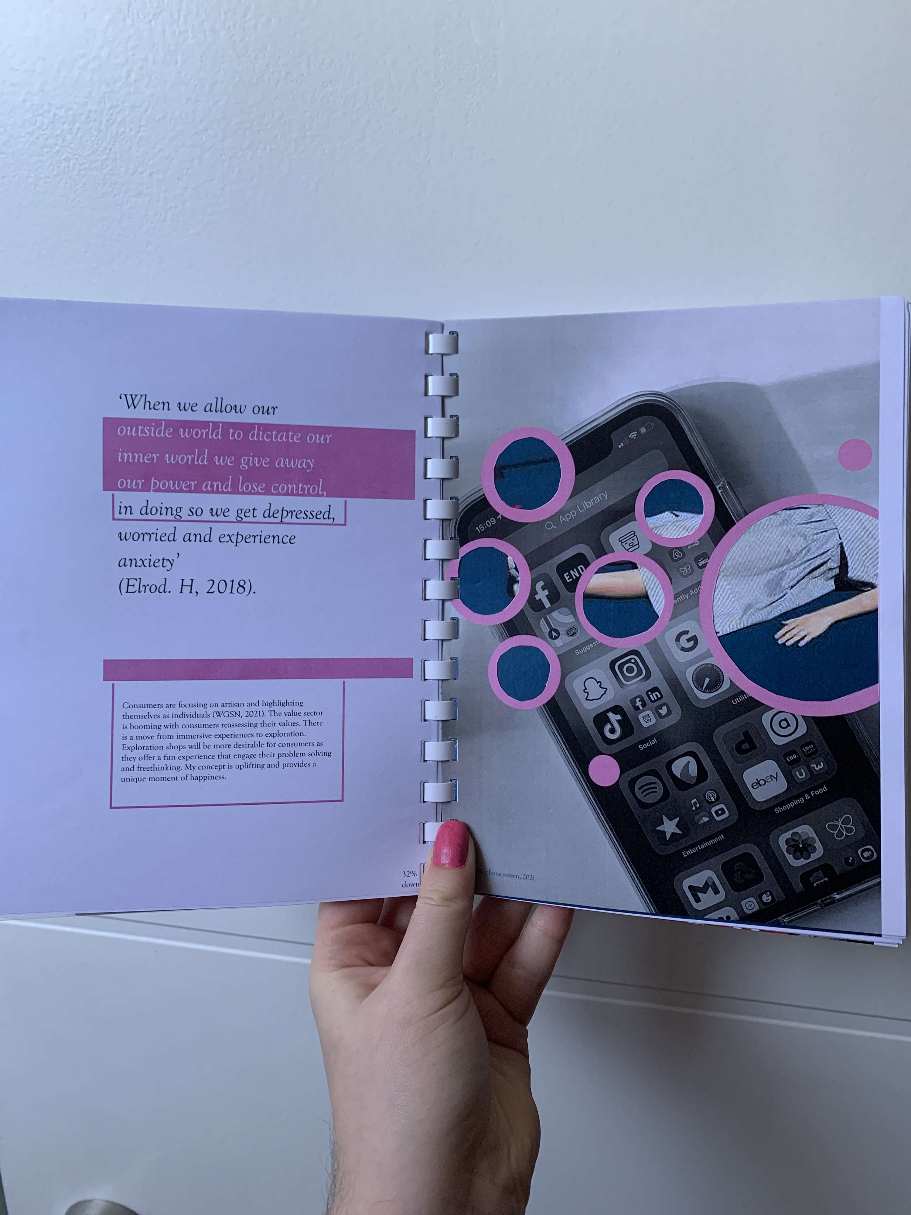 Final Year Dissertation (completed) - surreal moment by Isabel Seden-Fowler