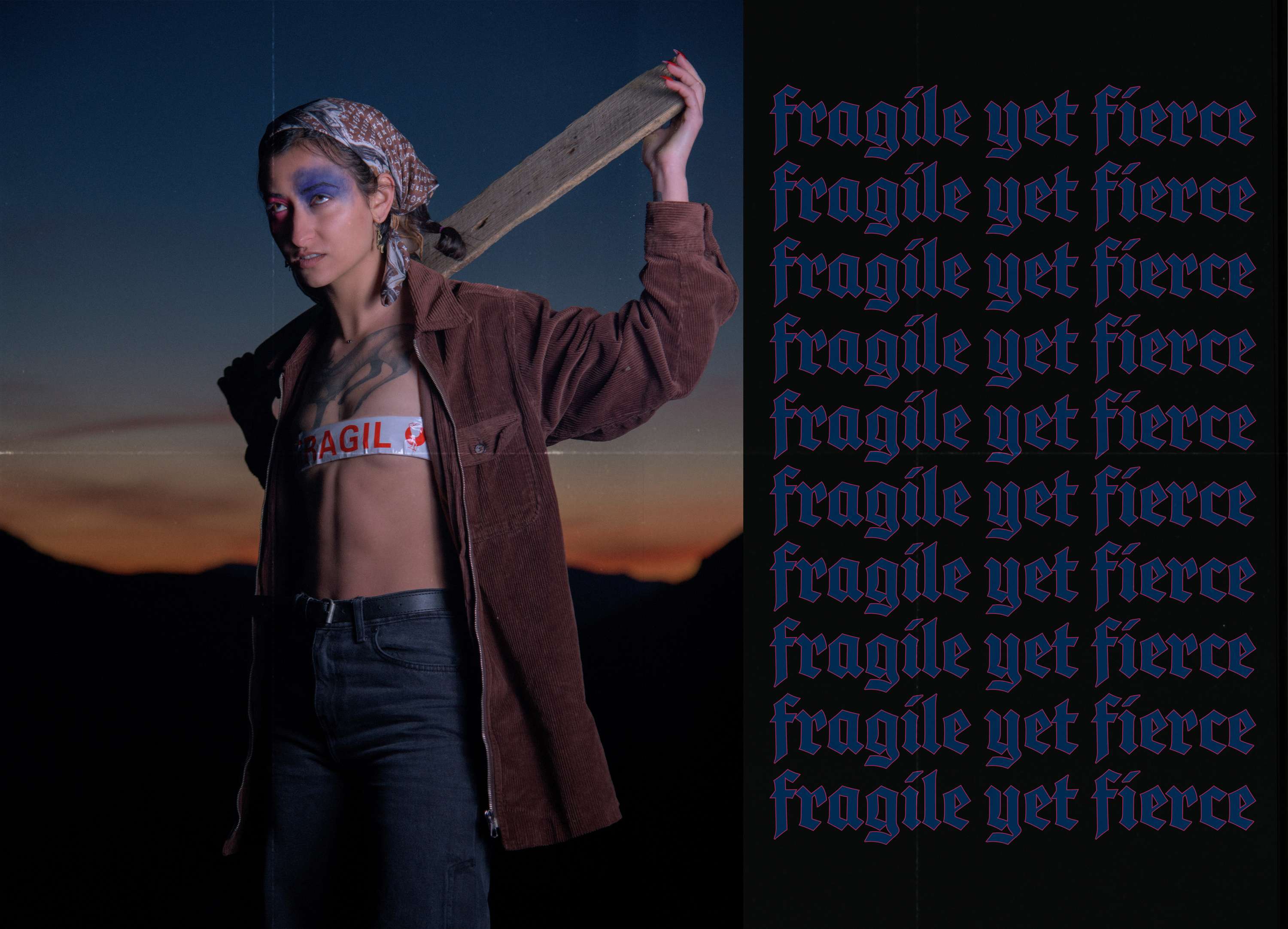 FANZINE-fragile yet fierce by Flora Brazuelo Millán