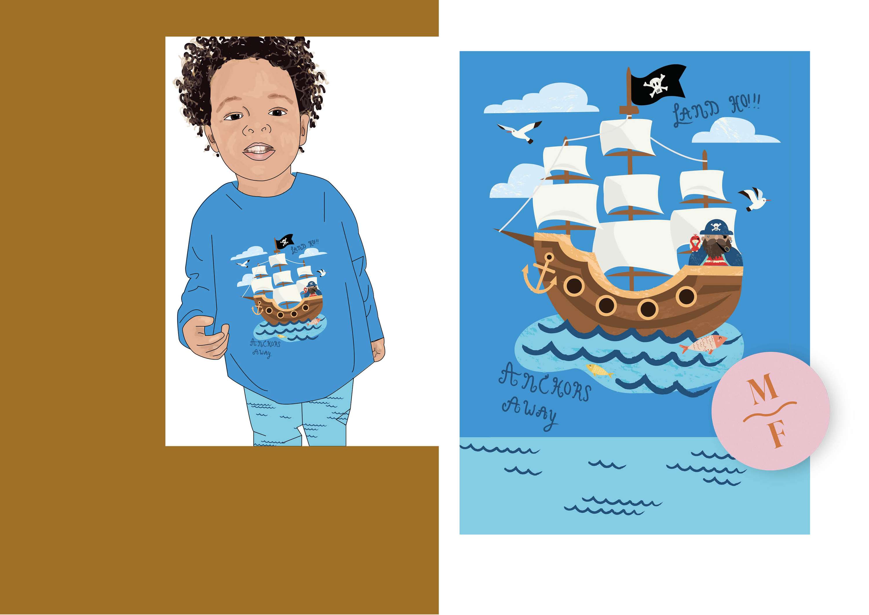 Kidswear Print Design Portfolio by Miriam Flower