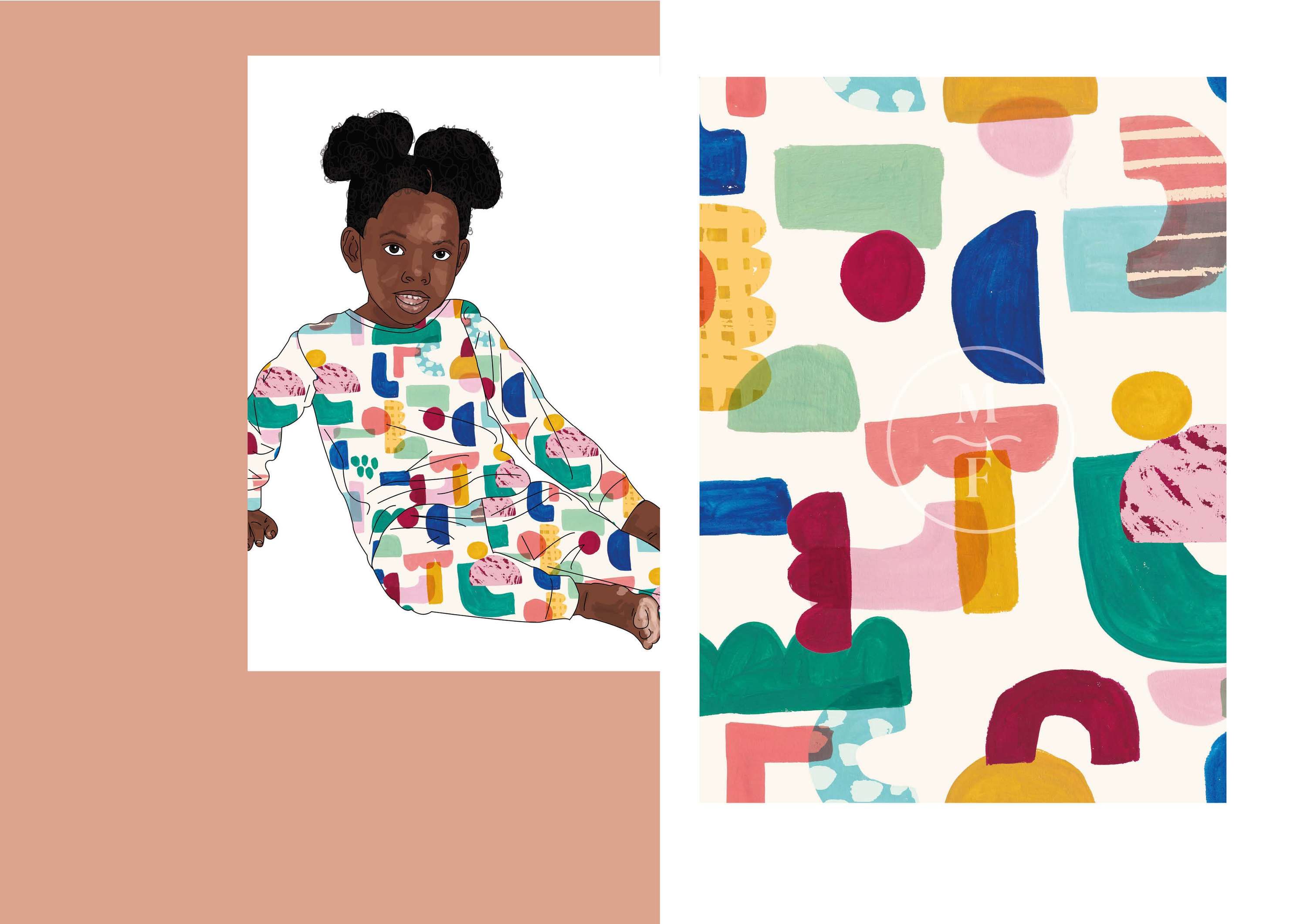 Kidswear Print Design Portfolio by Miriam Flower