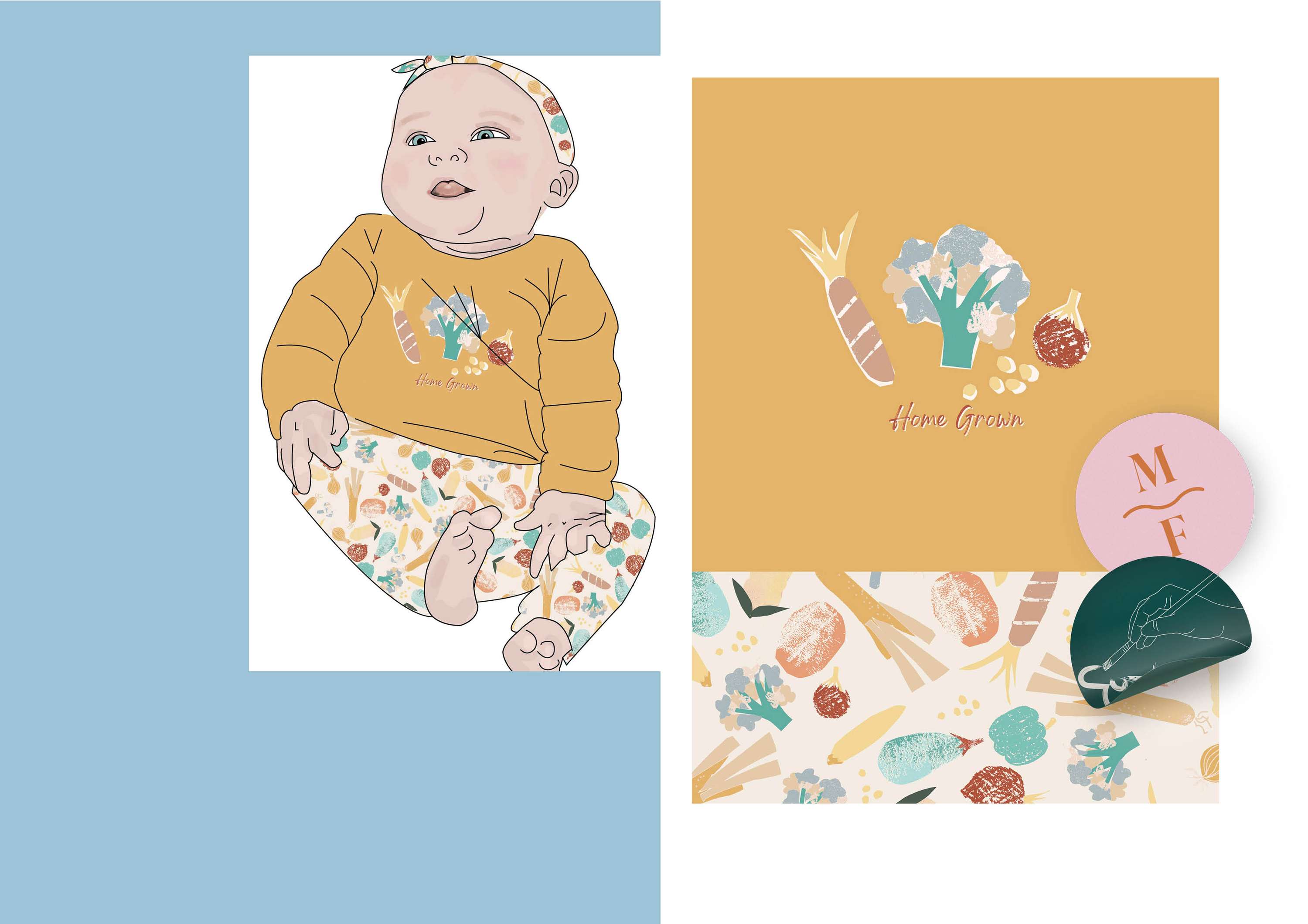 Kidswear Print Design Portfolio by Miriam Flower