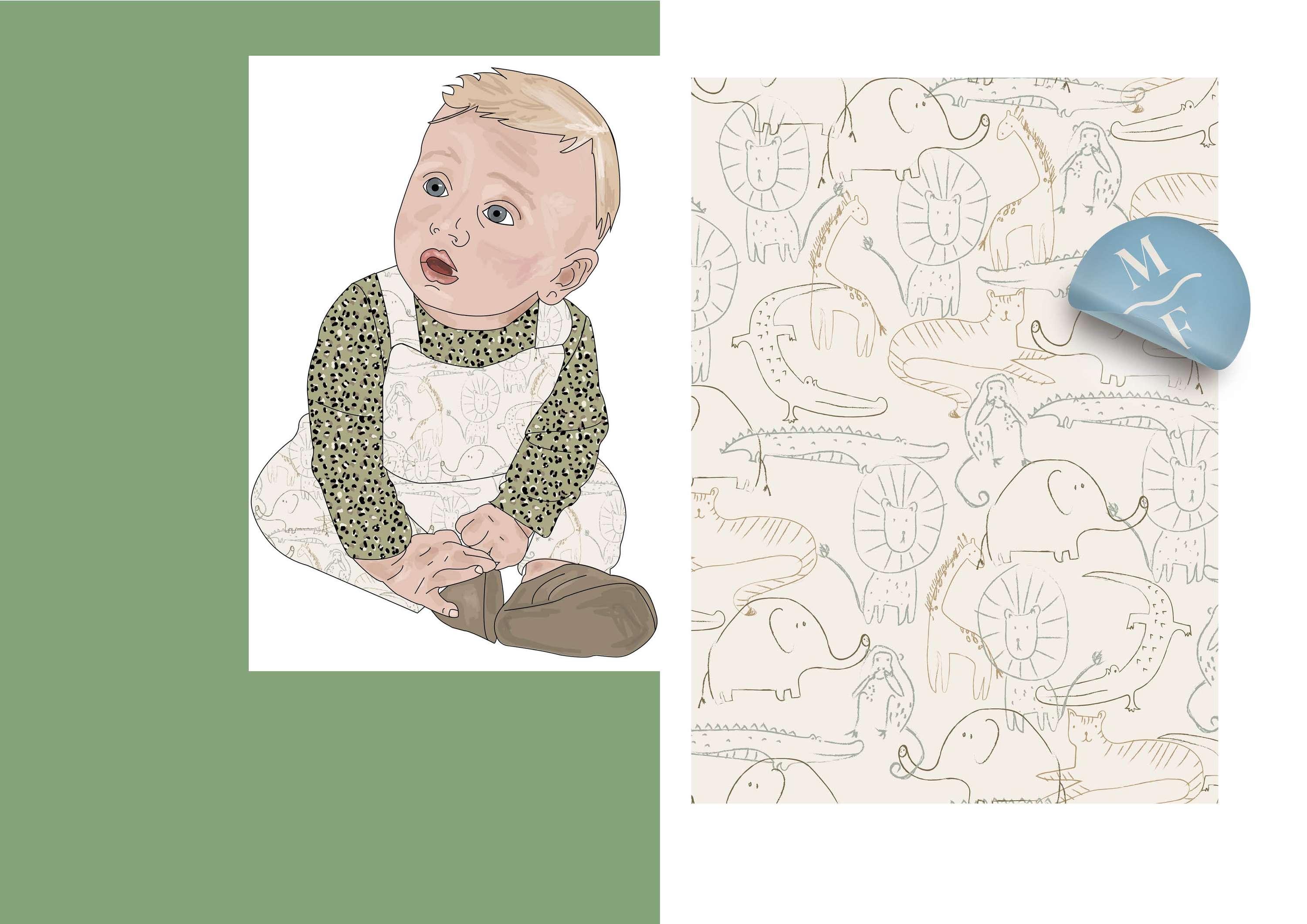 Kidswear Print Design Portfolio by Miriam Flower