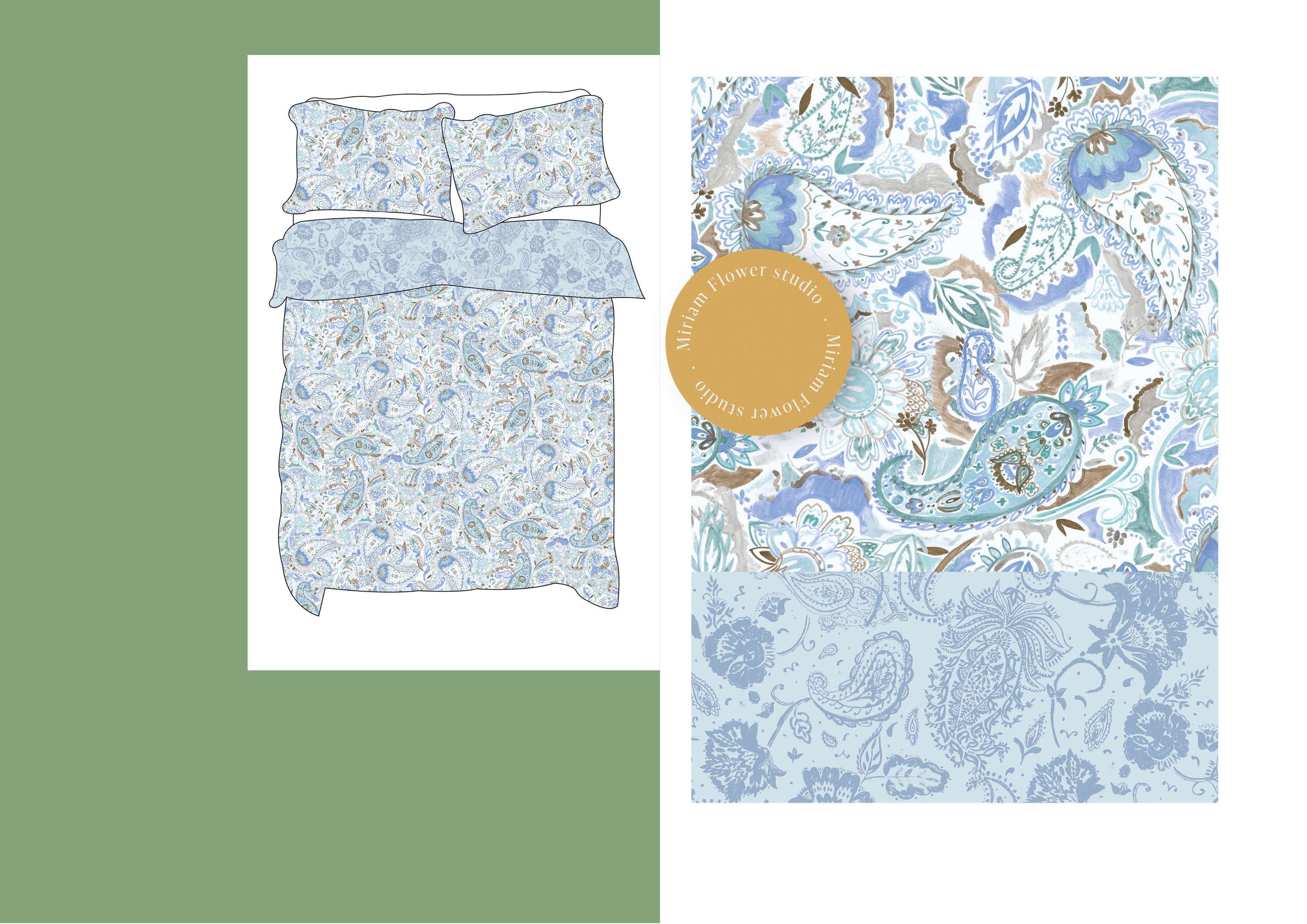 Homeware Print Design Portfolio by Miriam Flower